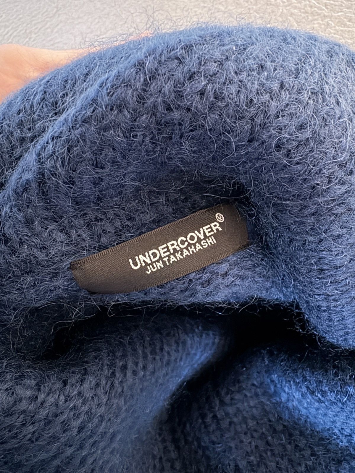 Undercover Undercover AW19 Mohair Turtleneck Sweatshirt Navy Size US M / EU 48-50 / 2 - 7 Thumbnail