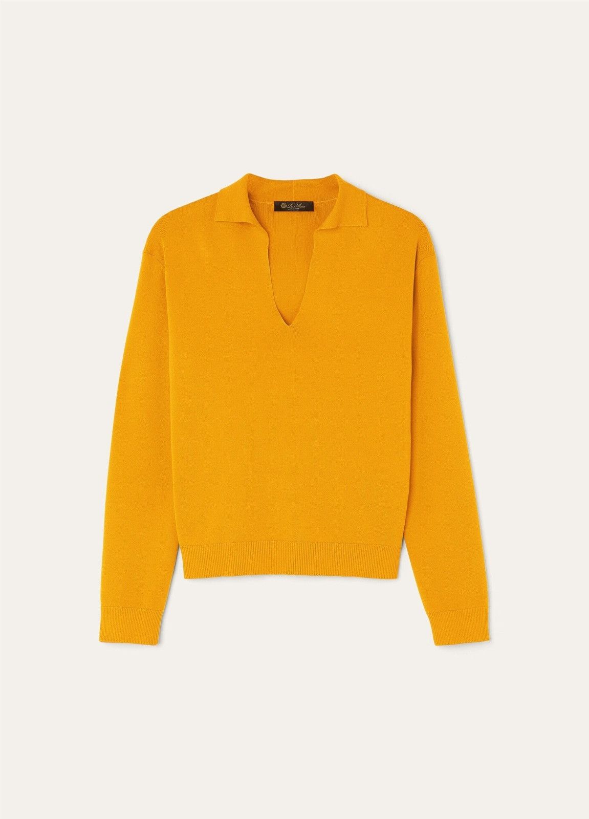 Loro Piana o1srvl11e0526 FAM0701 Siena Polo Shirt in Yellow Size XS / US 0-2 / IT 36-38 - 1 Thumbnail