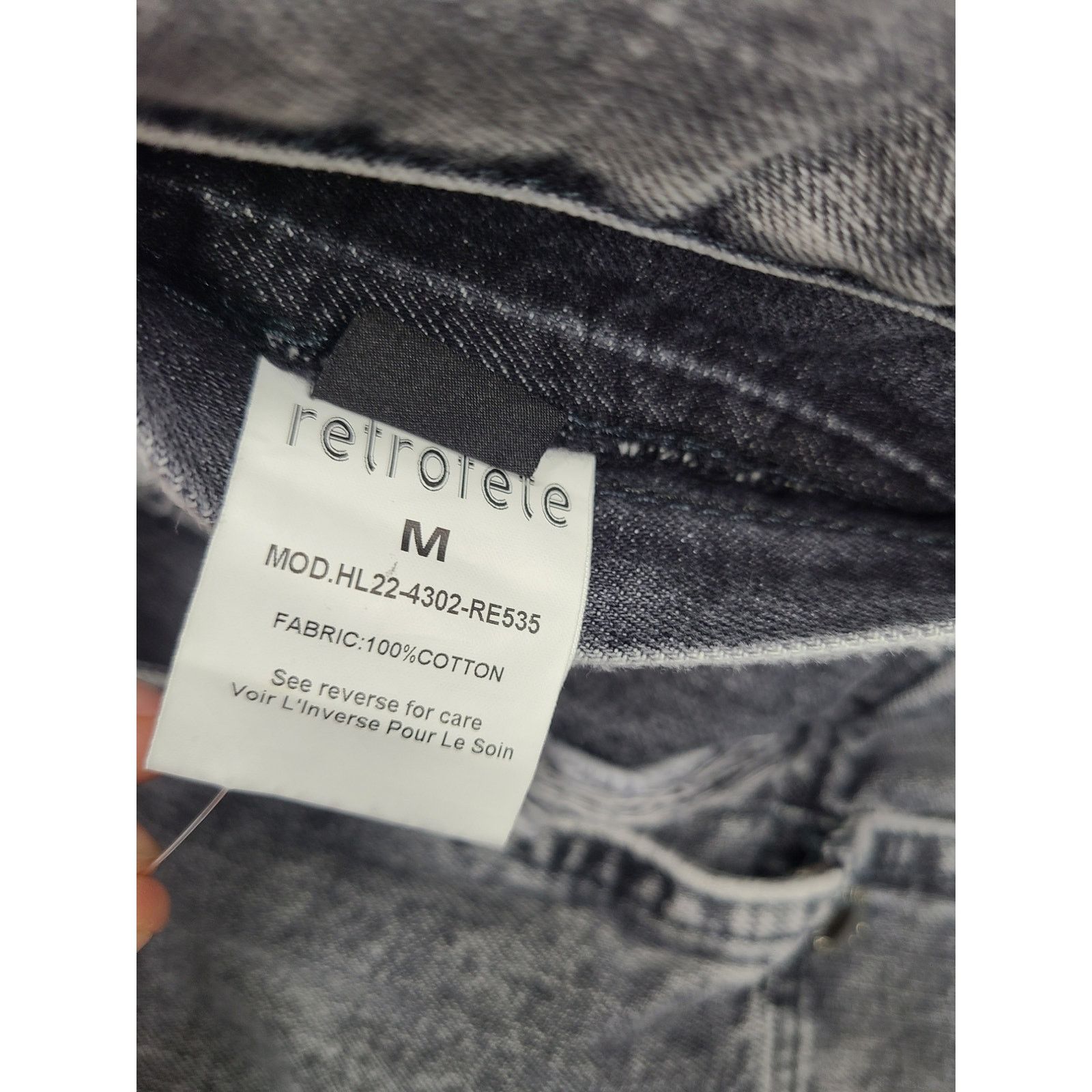 Retrofete RETROFÊTE Ellie reversible distressed denim jacket Size M / US 6-8 / IT 42-44 - 12 Thumbnail