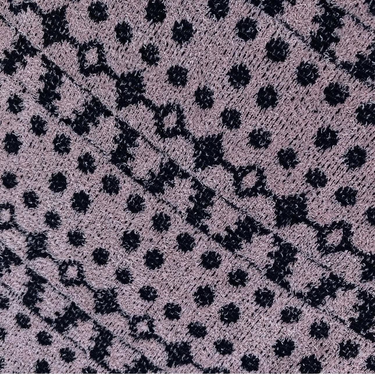 Croft & Barrow Croft & Barrow Fair Isle Pink Turtleneck Sweater Size L / US 10 / IT 46 - 2 Thumbnail
