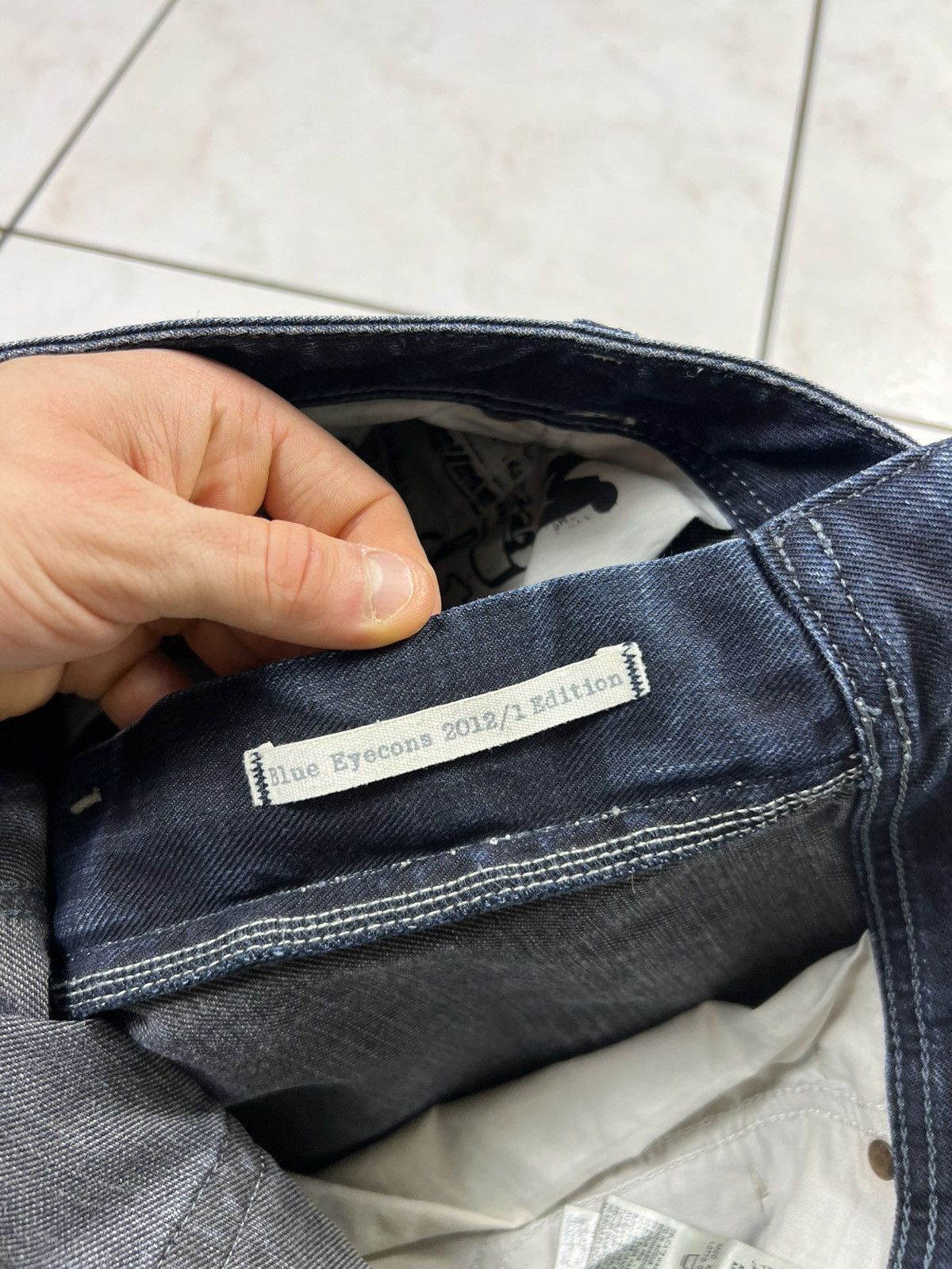 Diesel Vintage Diesel y2k distressed denim jeans blue eyecons pants Size US 34 / EU 50 - 18 Thumbnail