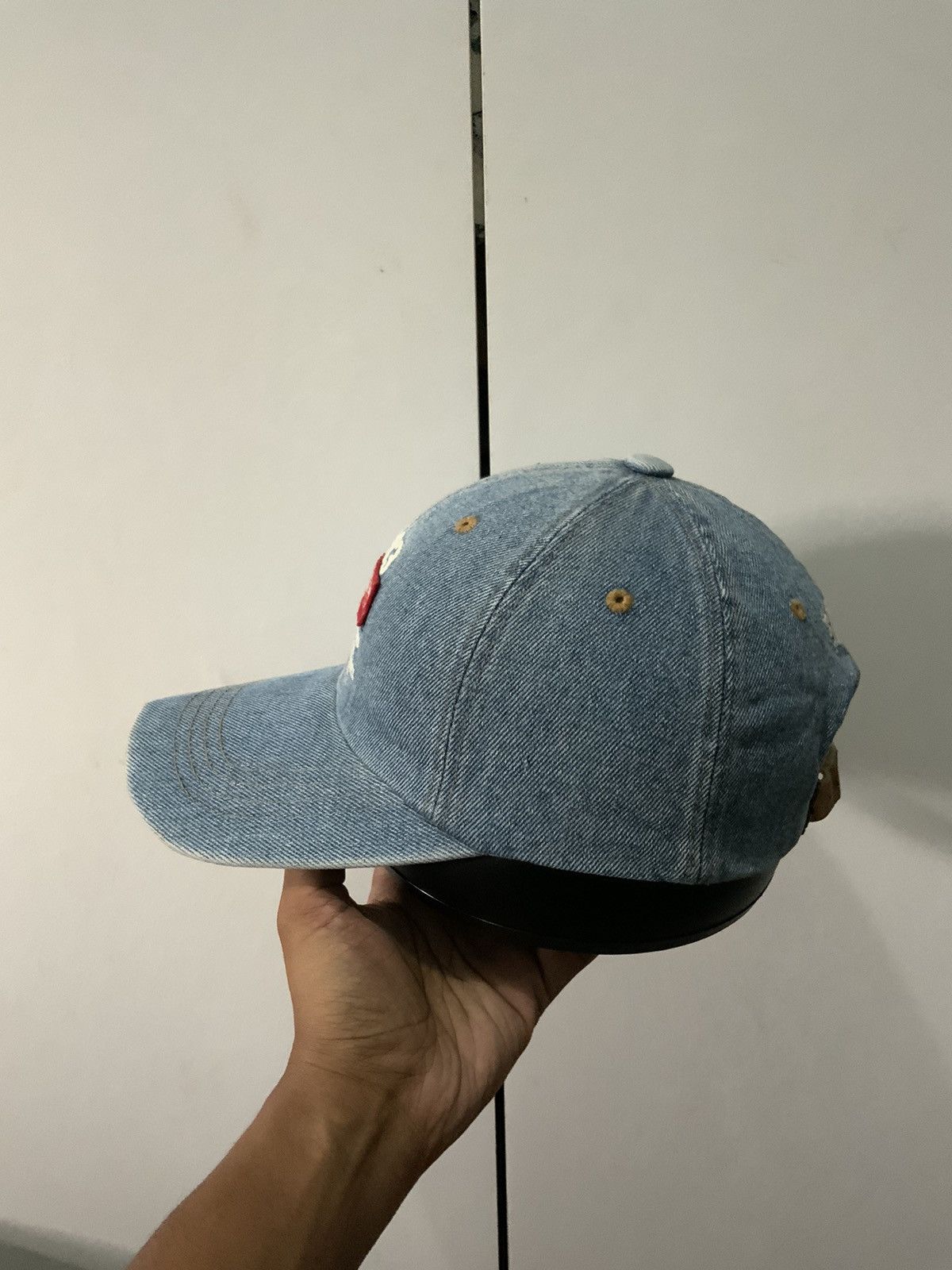 Hat Club Dosmoticusa Light Wash Denime Hat Size ONE SIZE - 2 Thumbnail