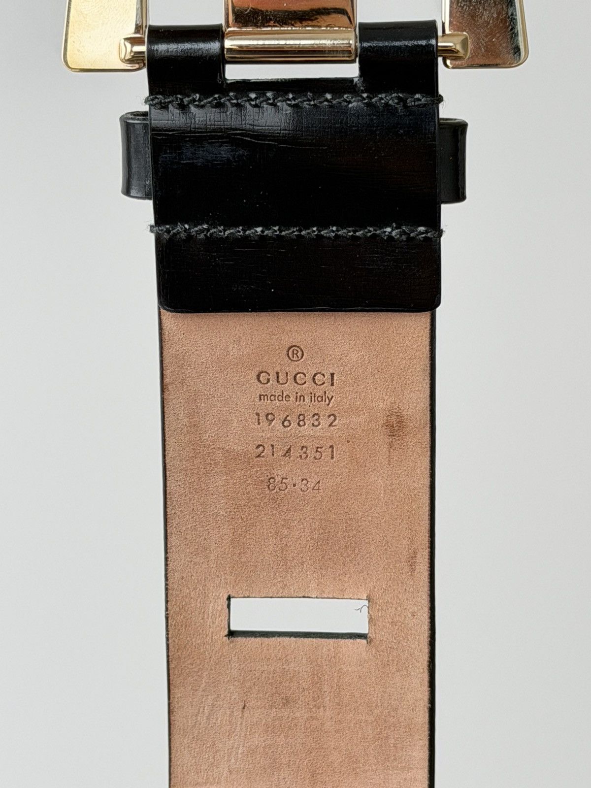 Gucci Gucci Black Patent Buckle Belt Size ONE SIZE - 3 Thumbnail