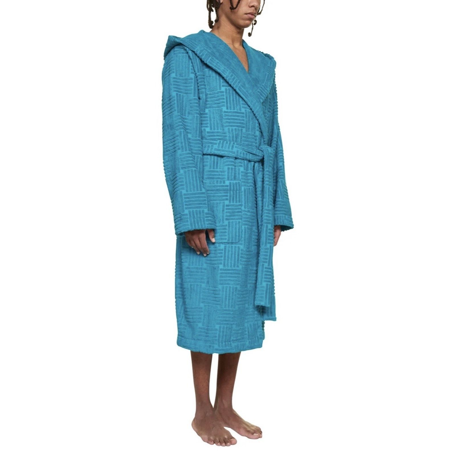 Bottega Veneta NWT $700 Bottega Veneta Mens Intrecciato Cotton Terry Bathro Size US M / EU 48-50 / 2 - 4 Thumbnail