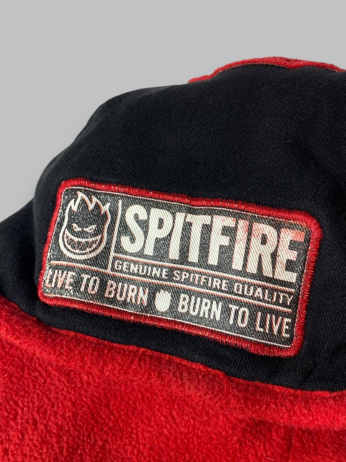 Spitfire Vintage Spitfire skate crazy y2k winter fleece hat Size ONE SIZE - 4 Thumbnail