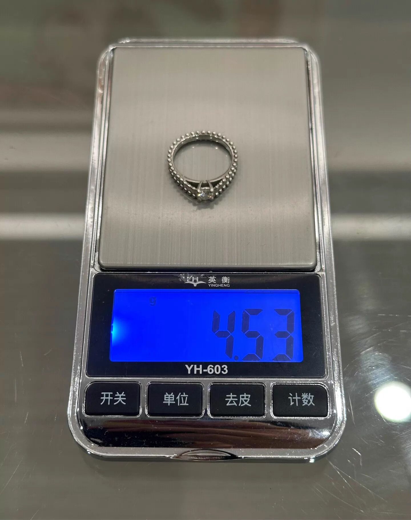 Van Cleef & Arpels VC&A Estelle 0.3ct EVVS1 Diamond Pt Ring 49 new Size ONE SIZE - 9 Thumbnail