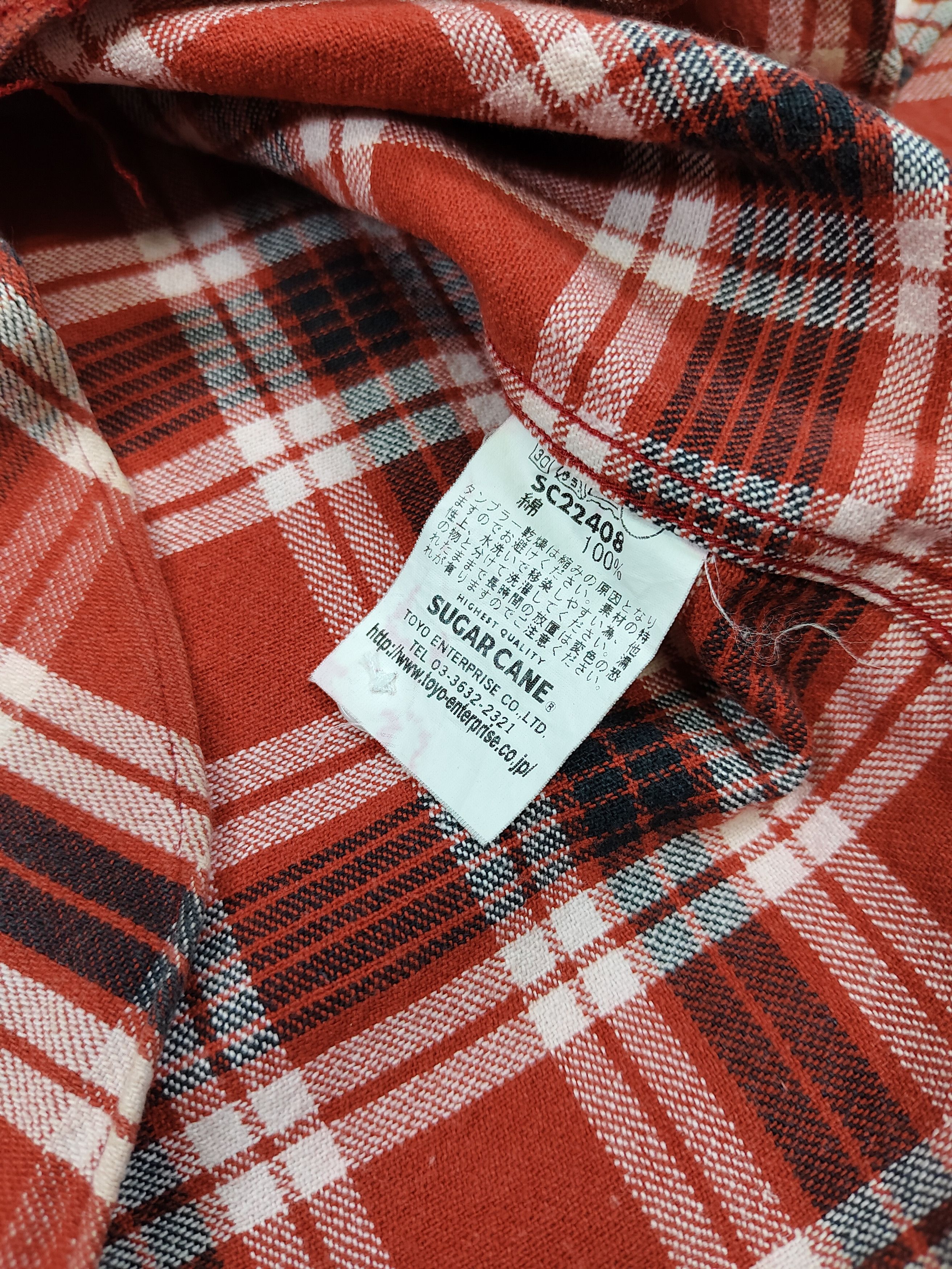 Sugar Cane 🇯🇵 Sugar Cane 🇯🇵 Craftsmanship 50s Repro Plaid Workshirt Size US M / EU 48-50 / 2 - 6 Thumbnail