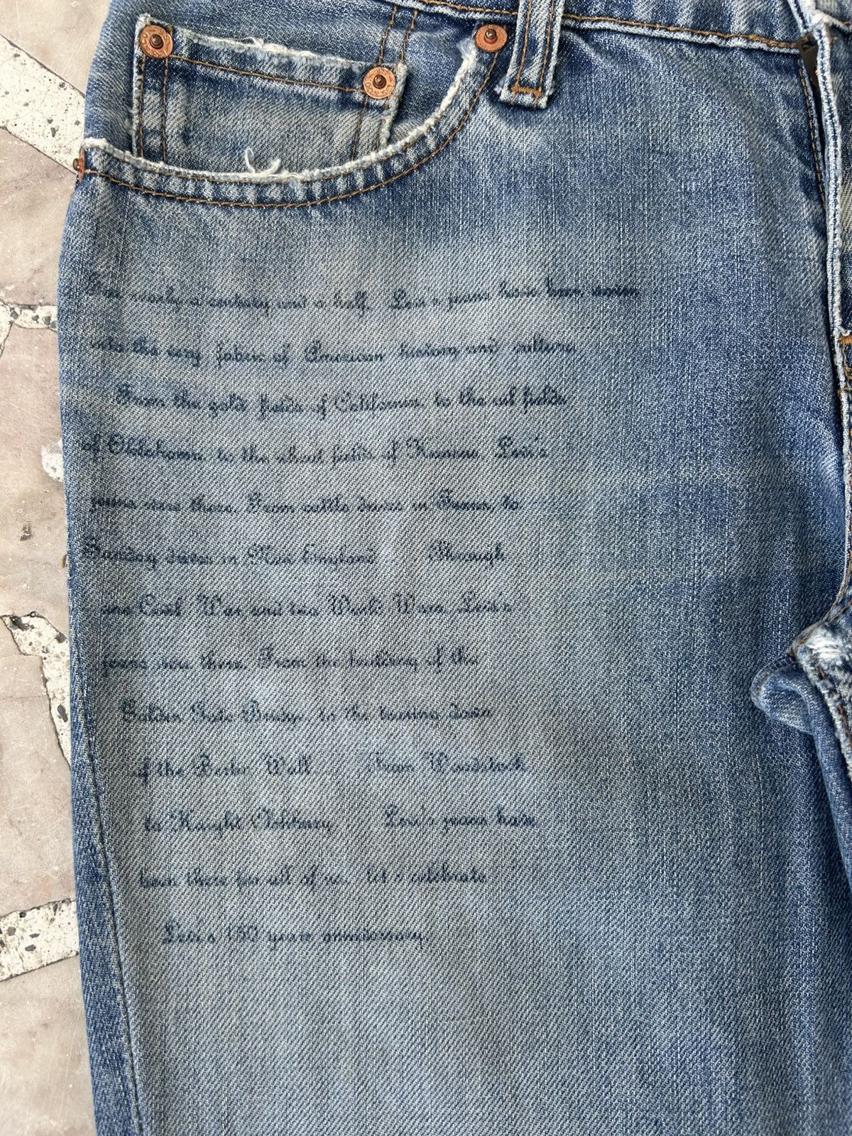 Levi's Levis Limited Anniversary 150 Year Denim Size US 31 - 5 Thumbnail