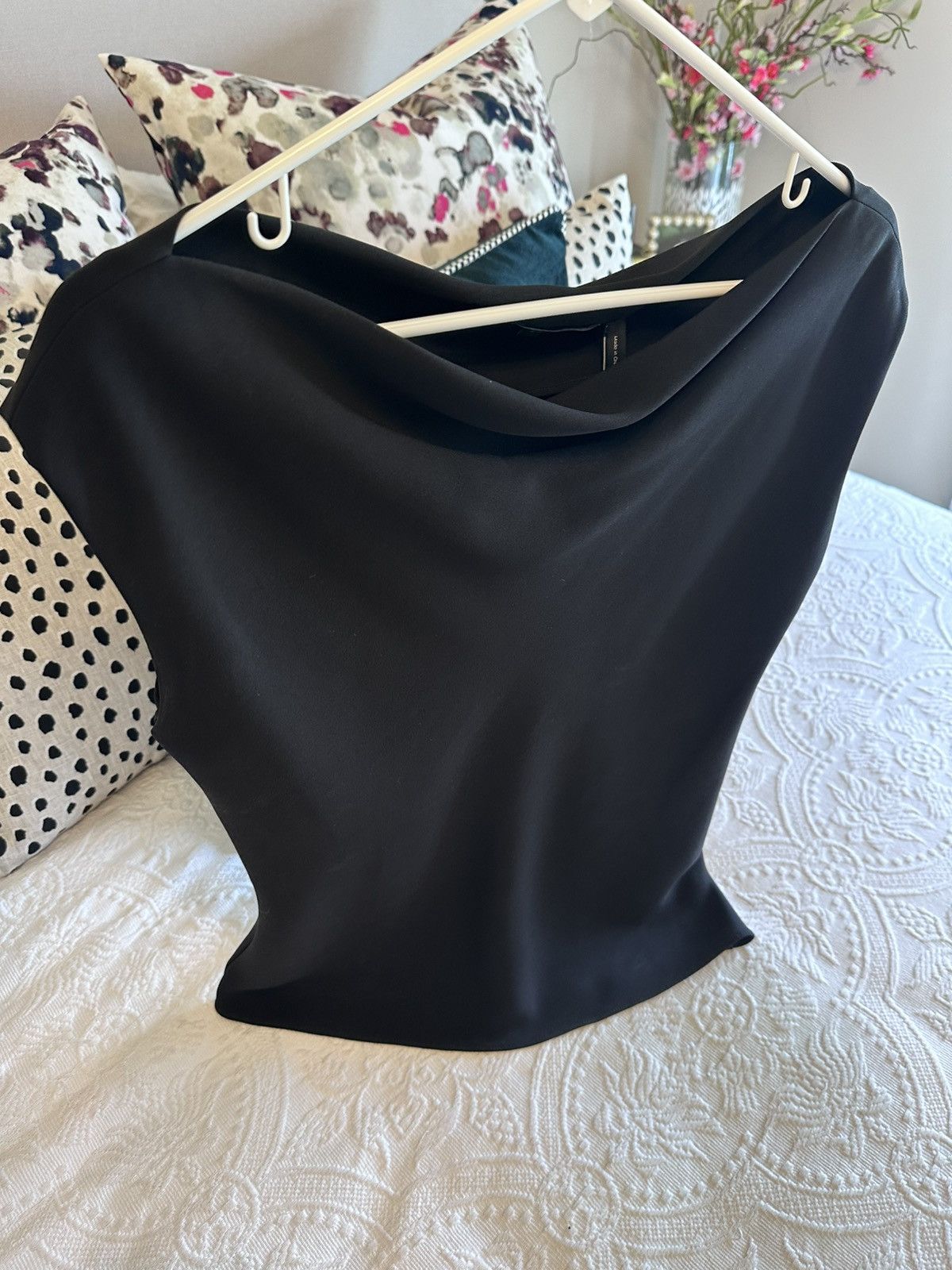 Theory NWT Theory Black Draped Boatneck Top Small Size S / US 4 / IT 40 - 2 Thumbnail
