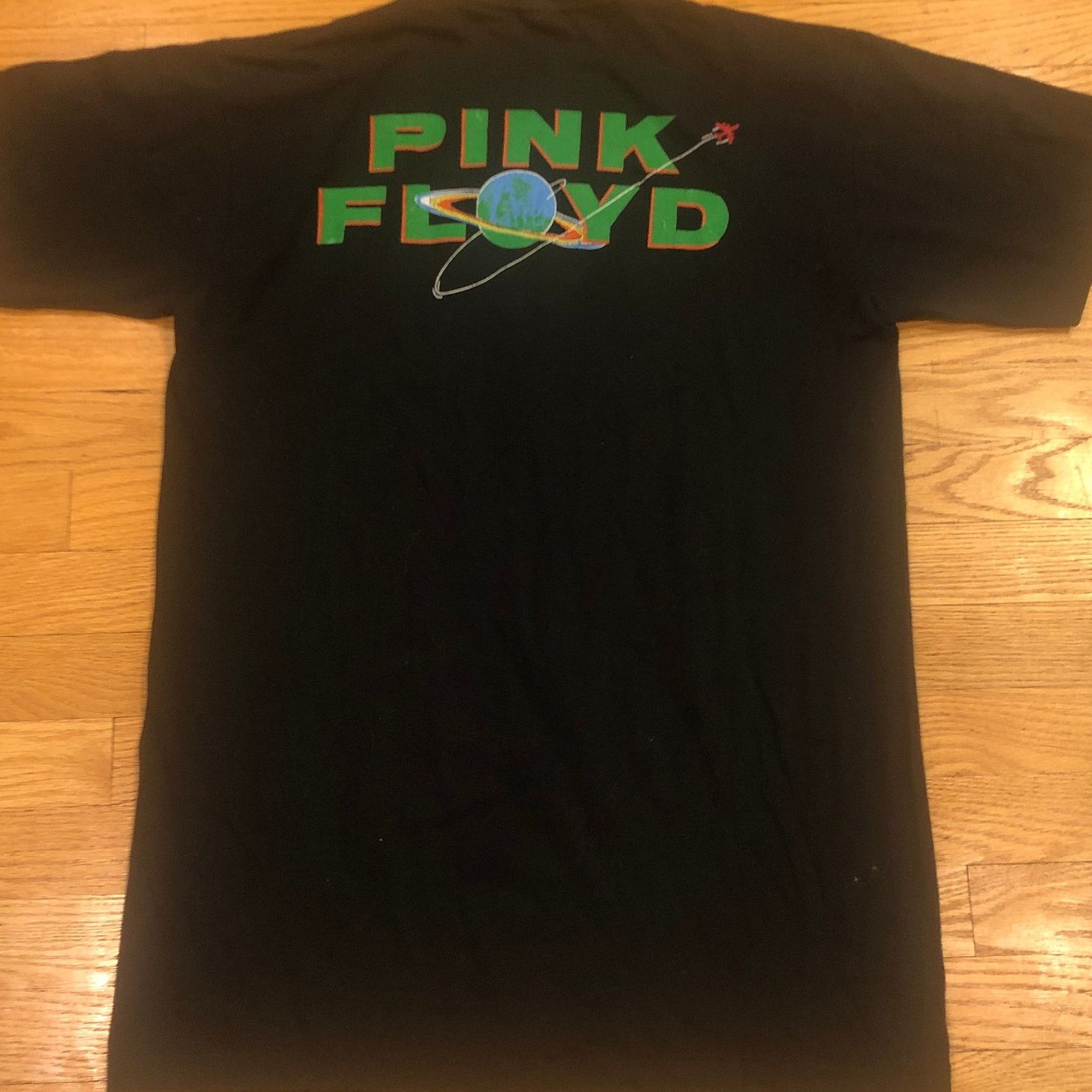 Band Tees × Vintage Vintage Pink Floyd 1987 Tour T-Shirt Black Size Large Promo Size US L / EU 52-54 / 3 - 4 Thumbnail