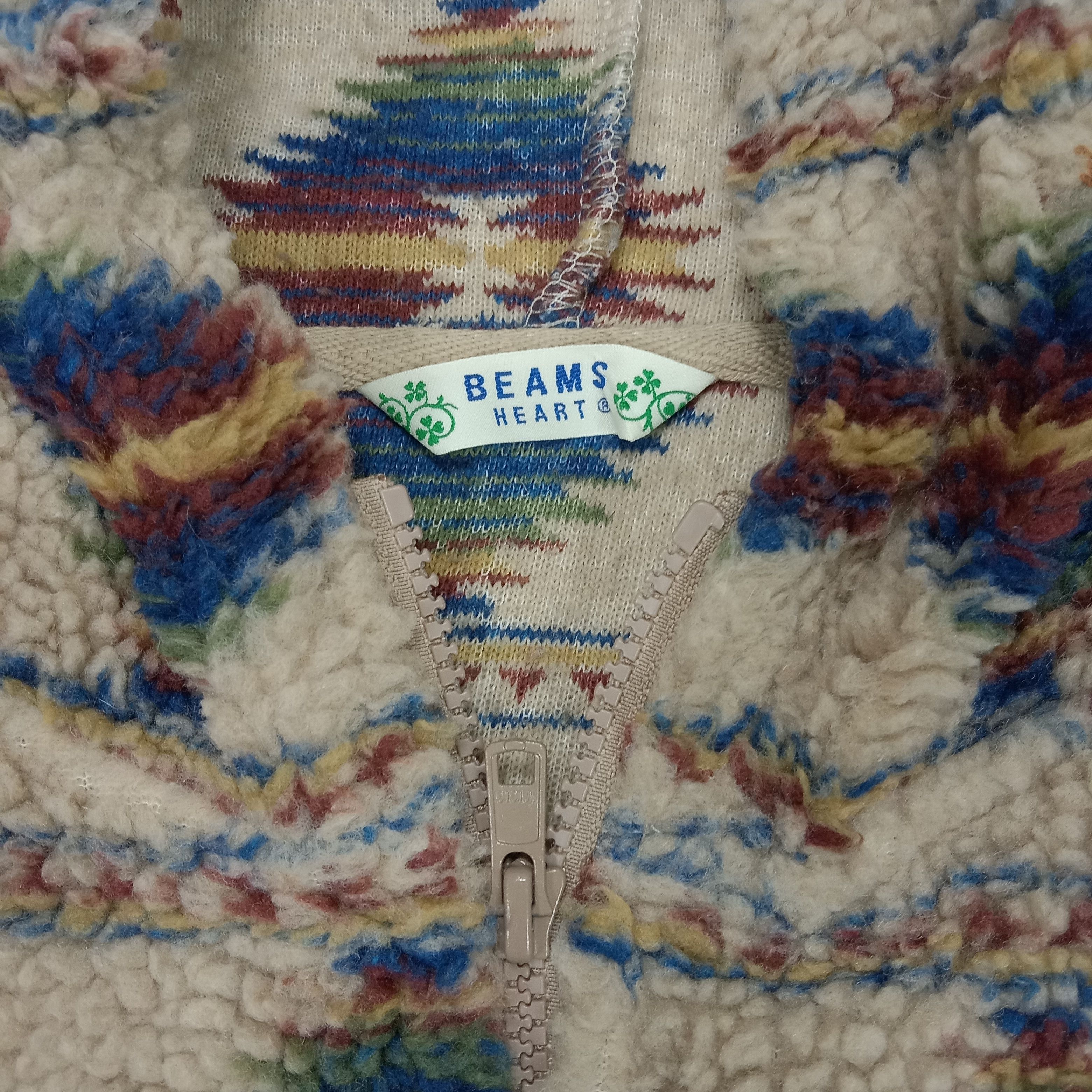 Beams Plus × Japanese Brand × Vintage Beams Heart Nice Design Custom Skulls Design Zipper Hoodies Size US S / EU 44-46 / 1 - 5 Thumbnail