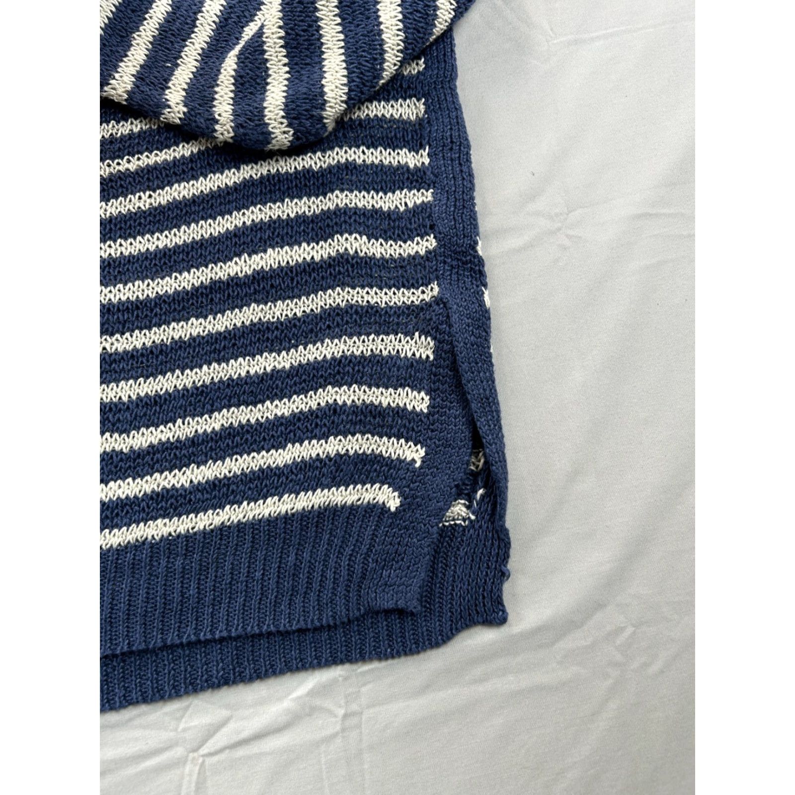 Polo Ralph Lauren Polo Ralph Lauren Sweater Knit Striped Navy Blue Boatneck Women M Casual Navy Size M / US 6-8 / IT 42-44 - 5 Thumbnail