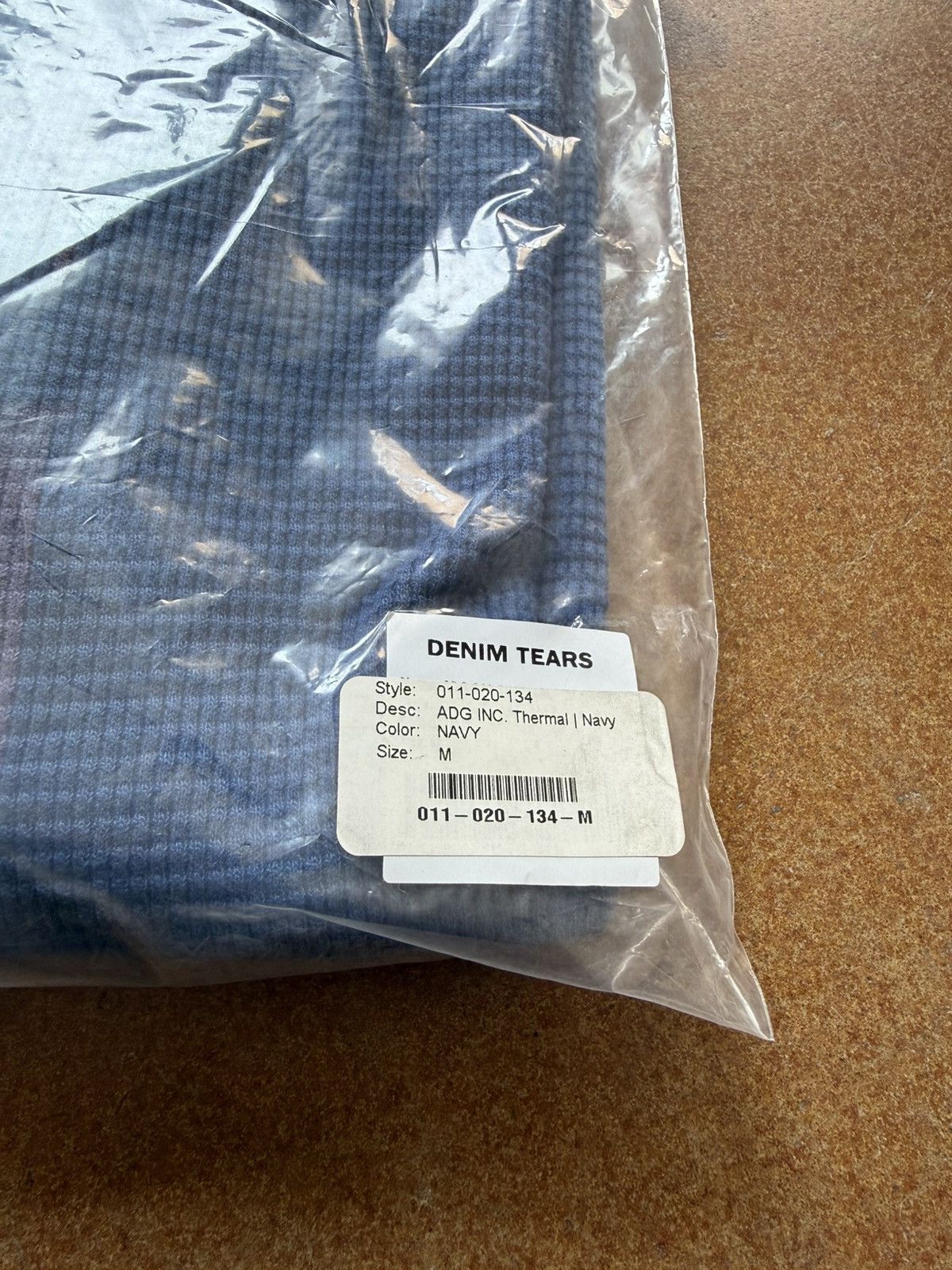 DENIM TEARS Denim Tears ADG Inc. Thermal Blue Medium Size US M / EU 48-50 / 2 - 10 Thumbnail