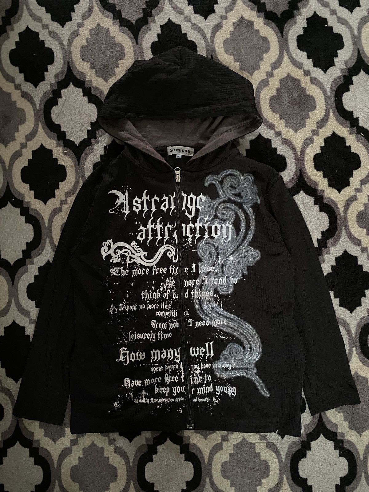 If Six Was Nine × Japanese Brand × Le Grande Bleu (L.G.B.) Sirmione crazy poem zip hoodie Size US S / EU 44-46 / 1 - 1 Thumbnail