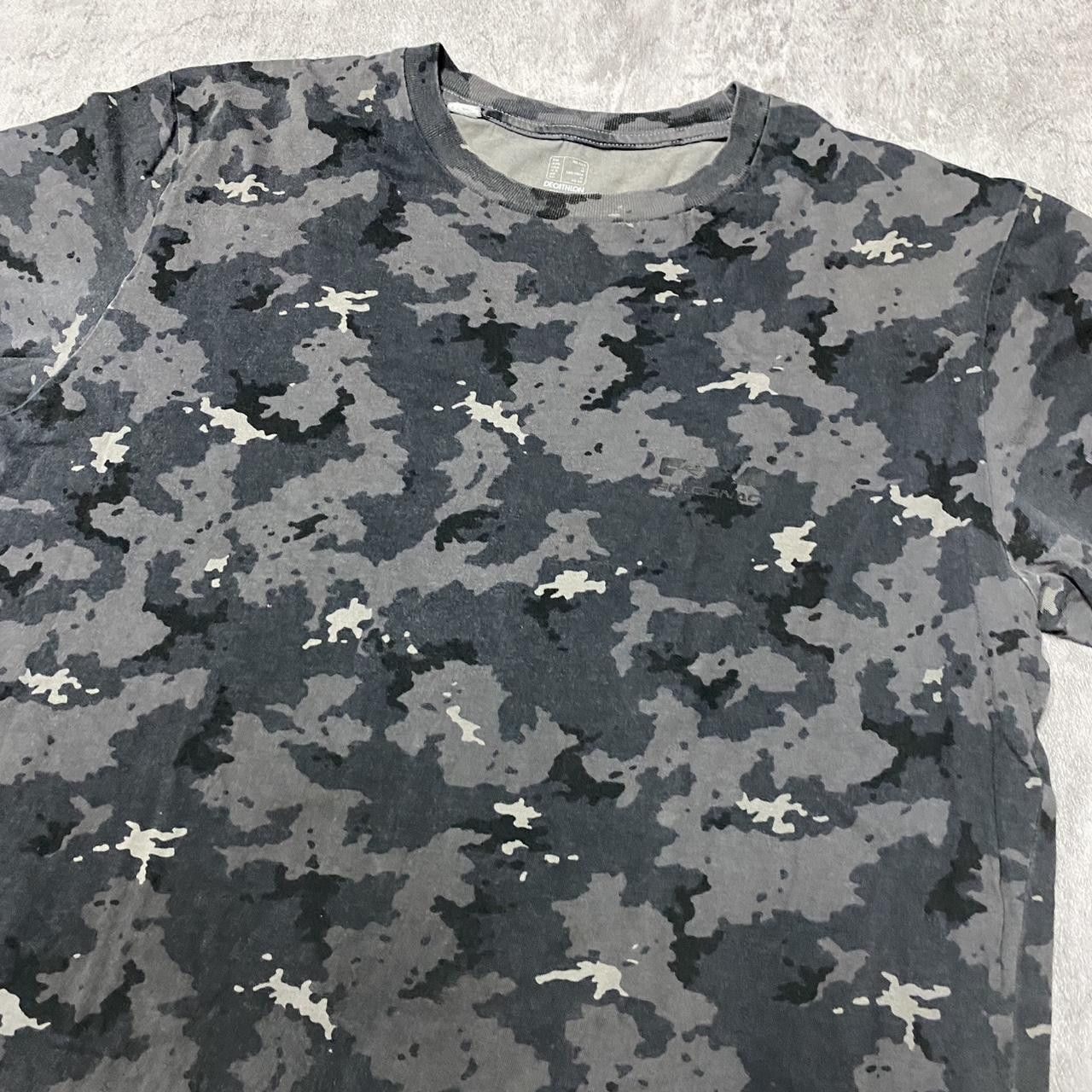 Other Grey & black camo cotton t-shirt #camo Size US L / EU 52-54 / 3 - 2 Thumbnail