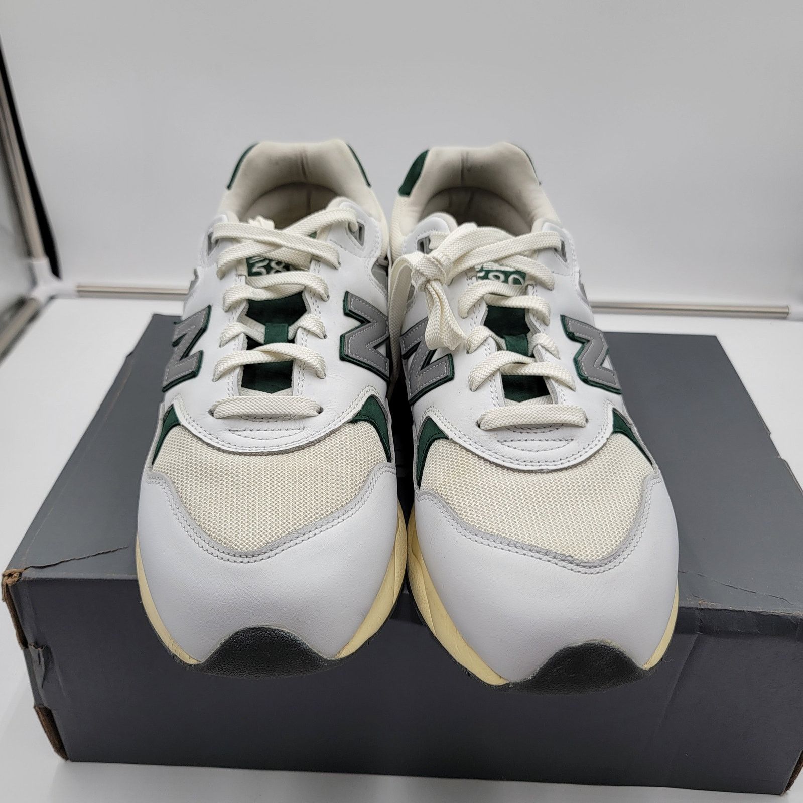 New Balance New Balance 580 'White Nightwatch Green' Sz 14 MT580RCA Size US 14 / EU 47 - 4 Thumbnail