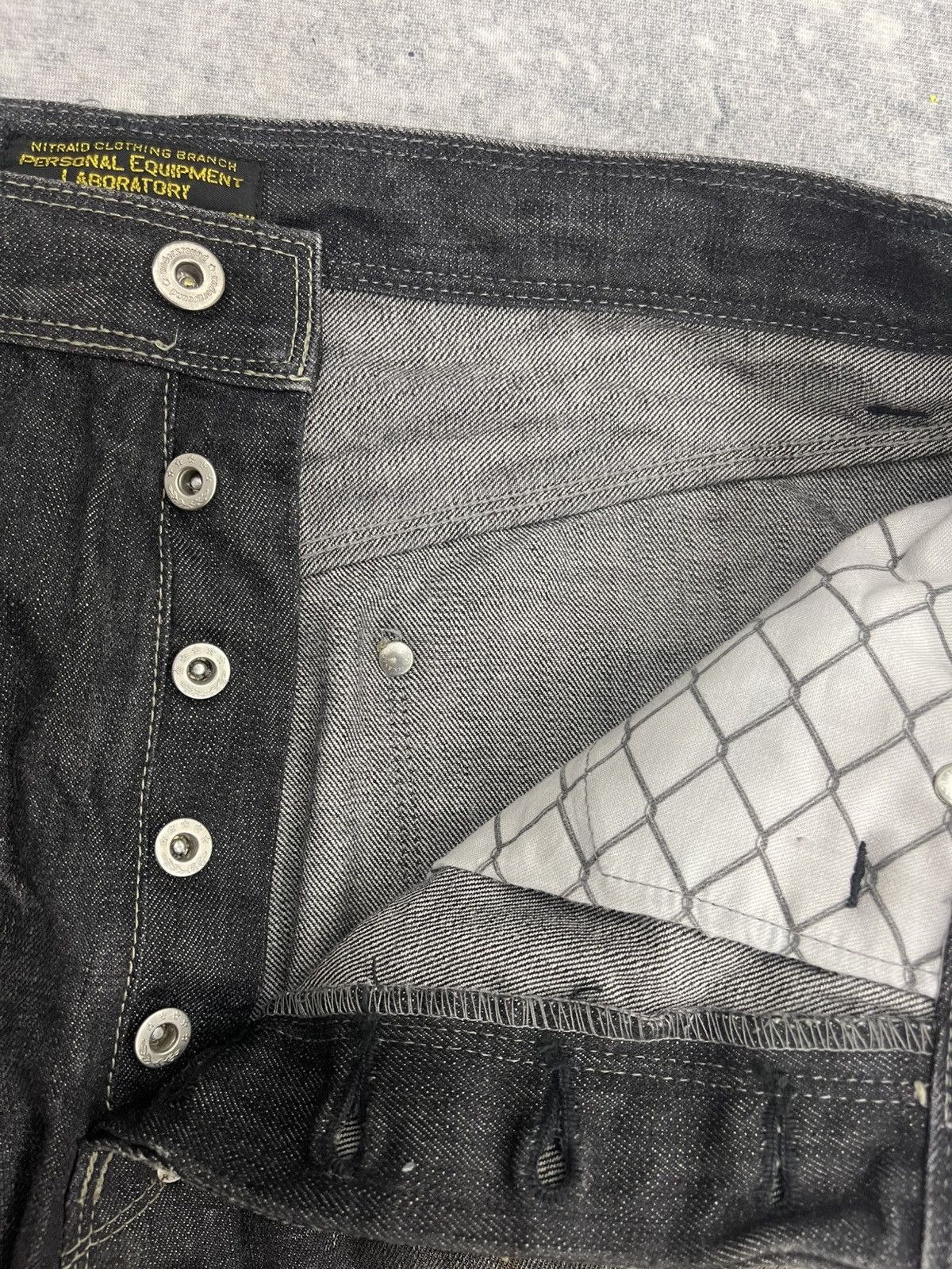 Nitraid 💥Baggy💥Nitraid Japan Sturdy Hip Hop Denim s22 Size US 33 - 6 Thumbnail