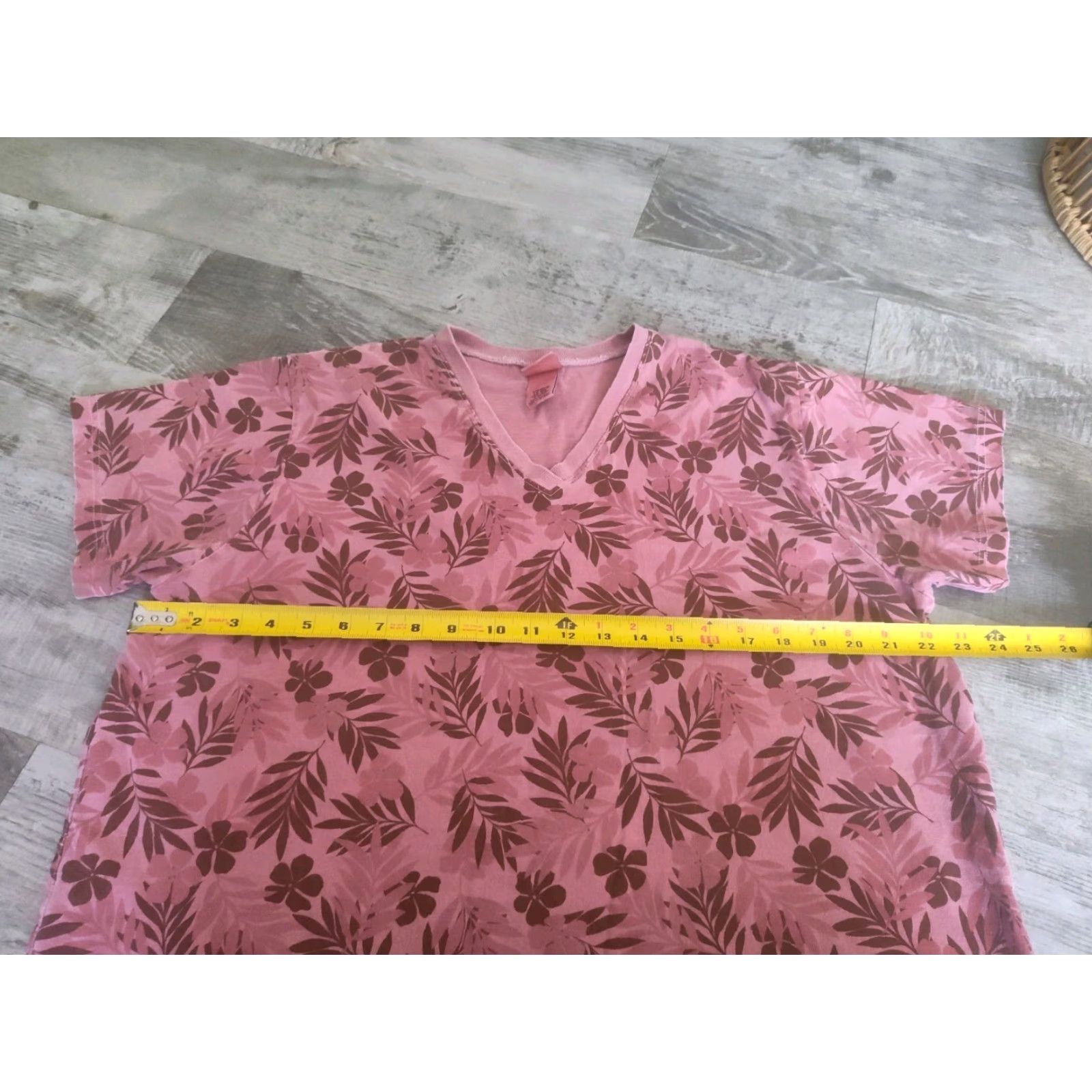 Vintage VINTAGE L.L. Bean Floral Cropped T-Shirt Women L Dyed Pink 90s Y2K Beach Summer Size L / US 10 / IT 46 - 5 Thumbnail