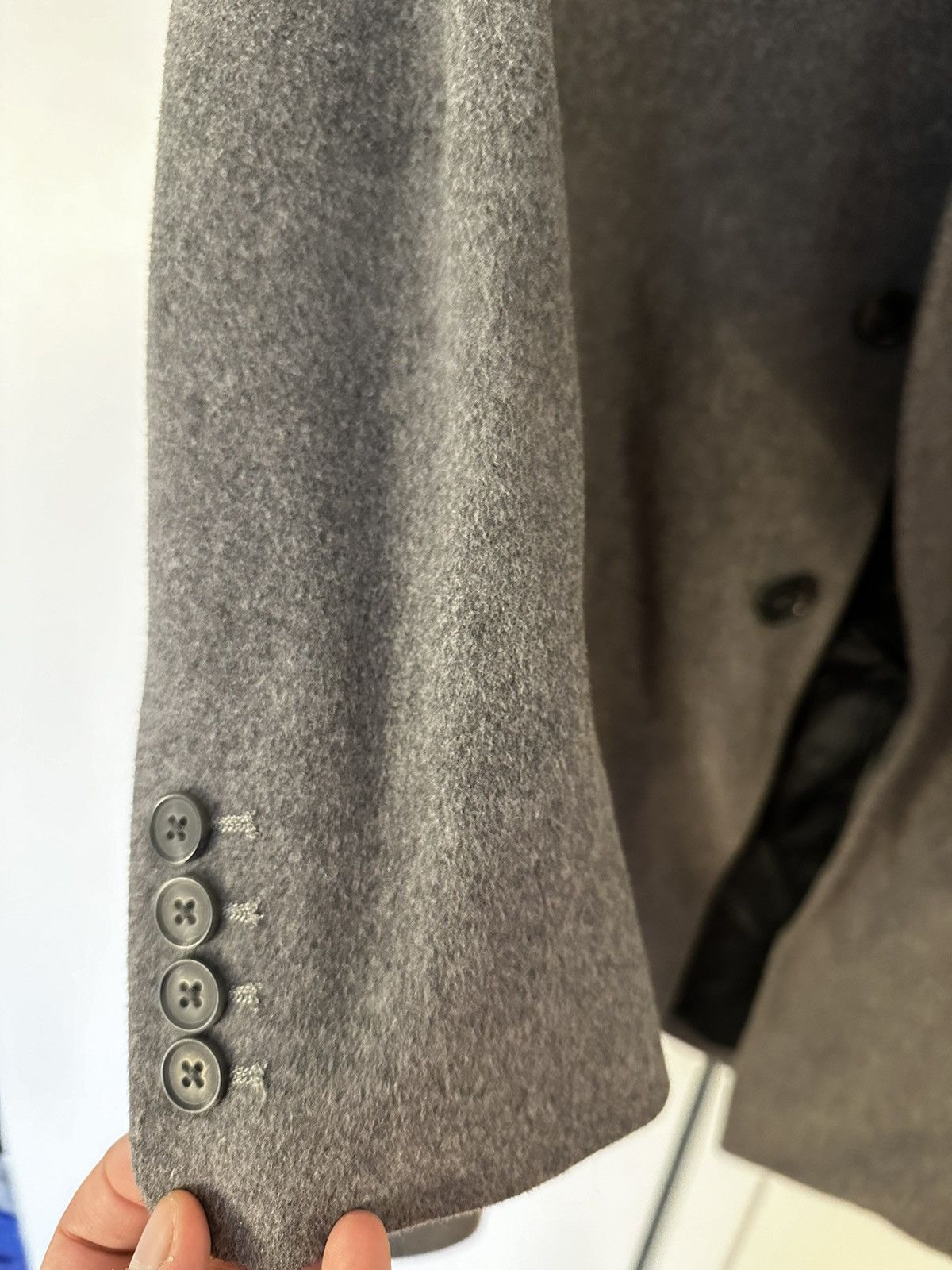 Saks Fifth Avenue Saks 5th Ave Coat — Charcoal — Wool — 40/50R Size US M / EU 48-50 / 2 - 6 Thumbnail