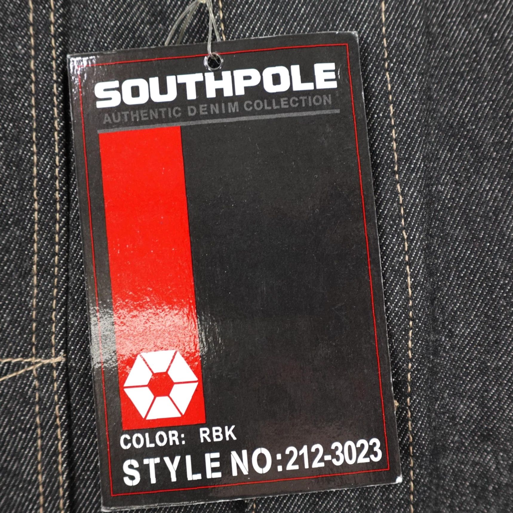 Southpole VINTAGE Southpole Jacket Mens 2XL Black Denim Graffiti Embroidered Deadstock 90s Size US XXL / EU 58 / 5 - 5 Thumbnail