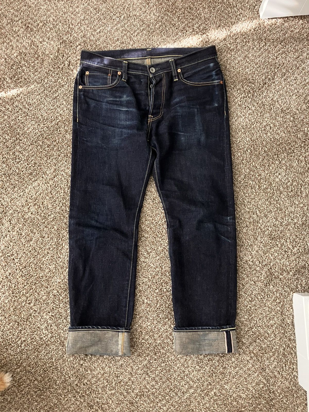 Iron Heart 777S-18 Vintage Denim Jeans Size US 34 / EU 50 - 1 Thumbnail