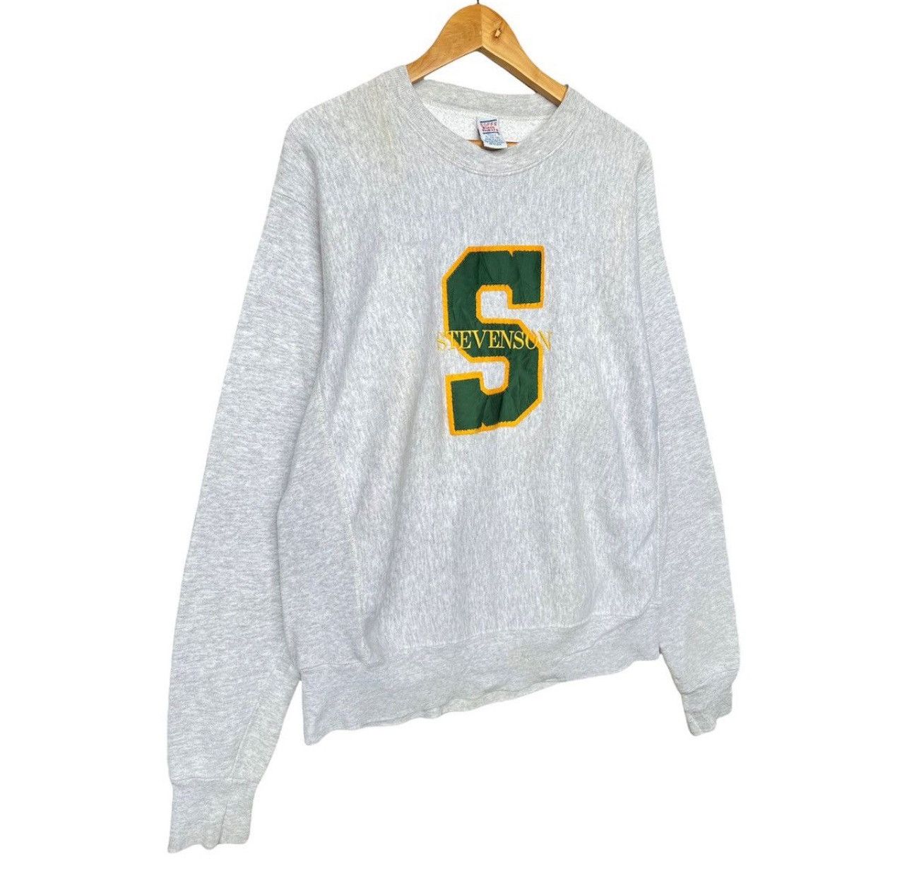 Vintage Vintage 80s Soffe Reverse Weave State Stevenson Sweatshirt Size US L / EU 52-54 / 3 - 3 Thumbnail