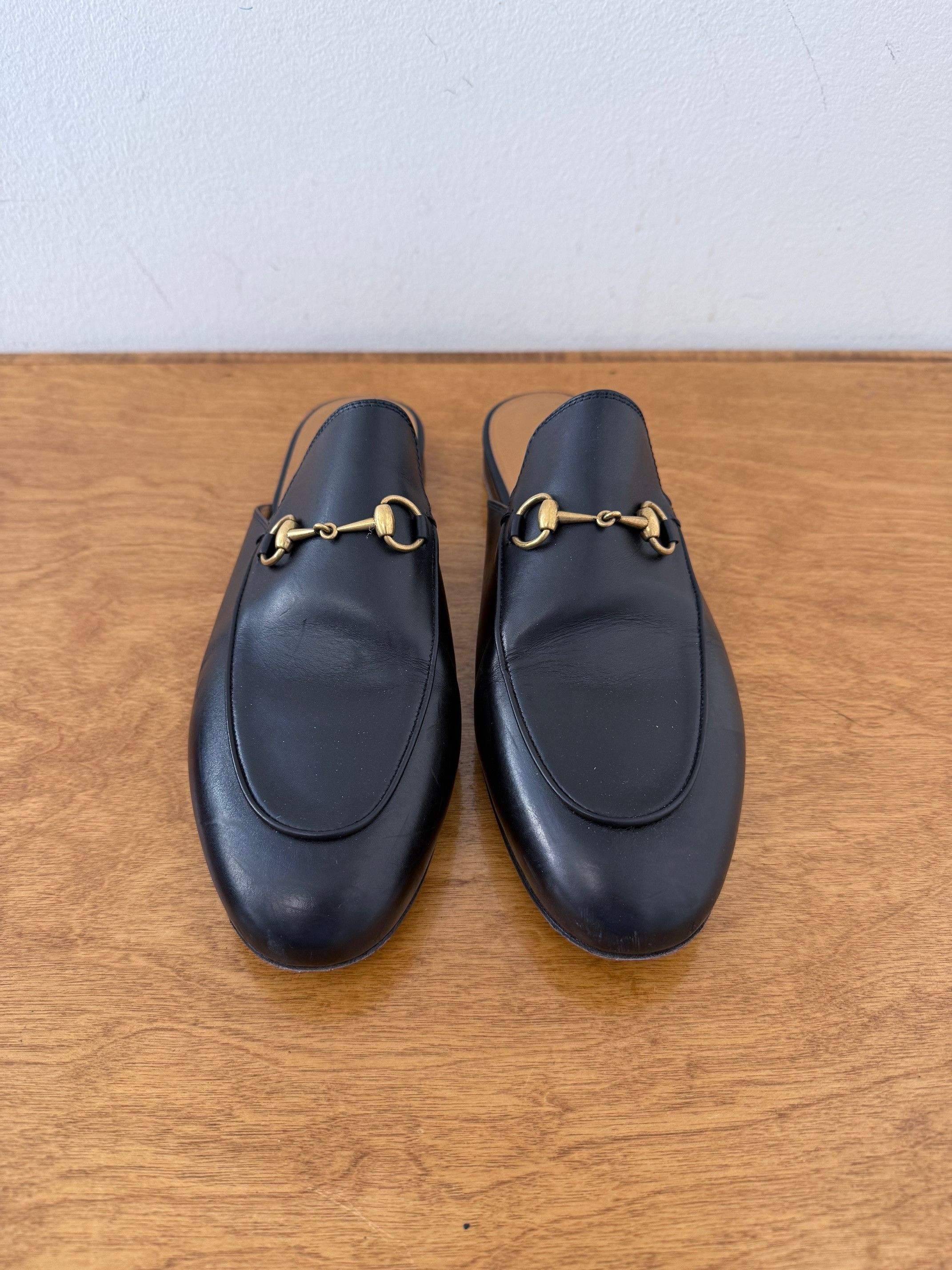 Gucci Gucci Betis Glamour Horsebit Mules Size US 11 / IT 41 - 2 Thumbnail