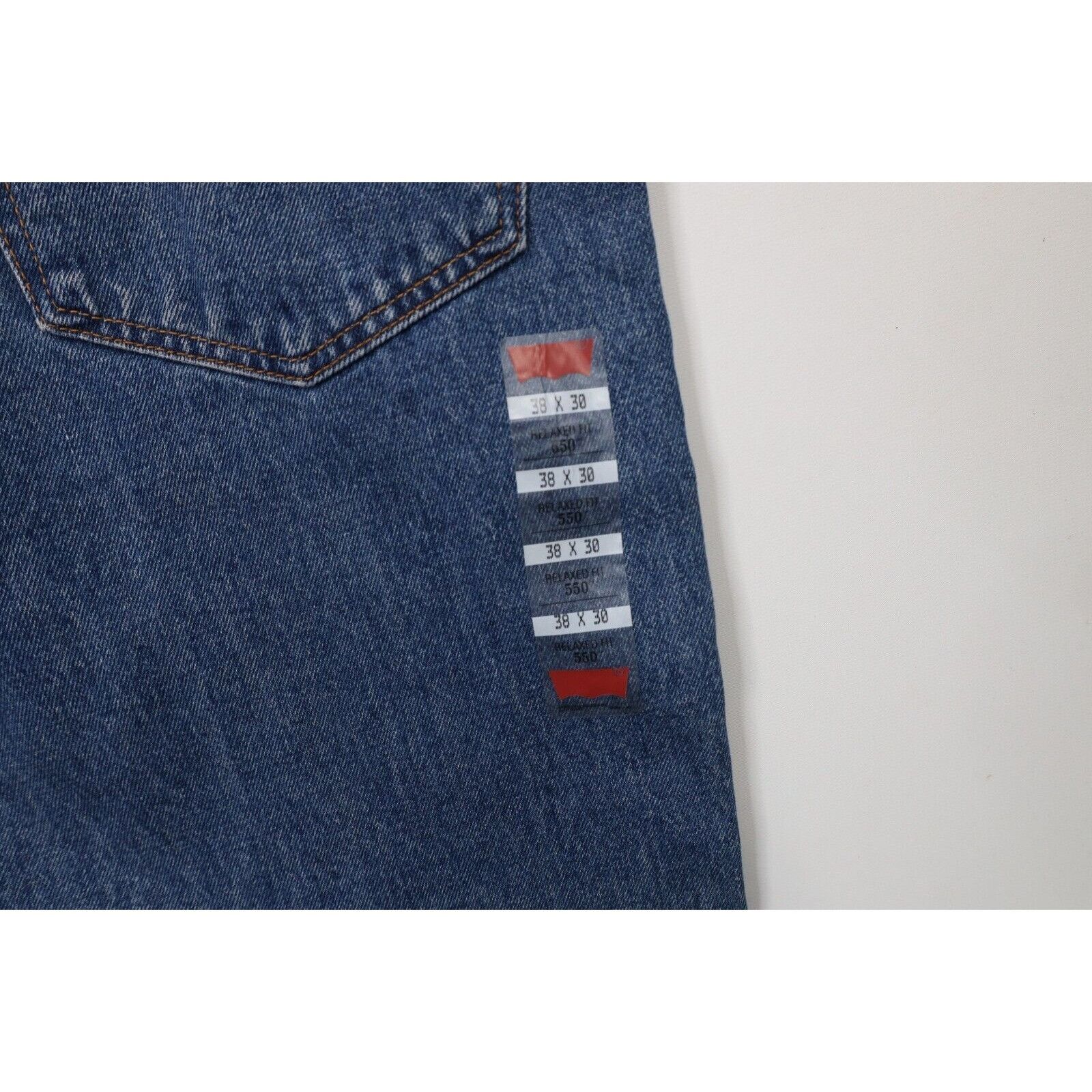 Levi's × Vintage Deadstock Vintage Y2K Levis 550 Relaxed Fit Tapered Jeans Size US 38 / EU 54 - 12 Thumbnail