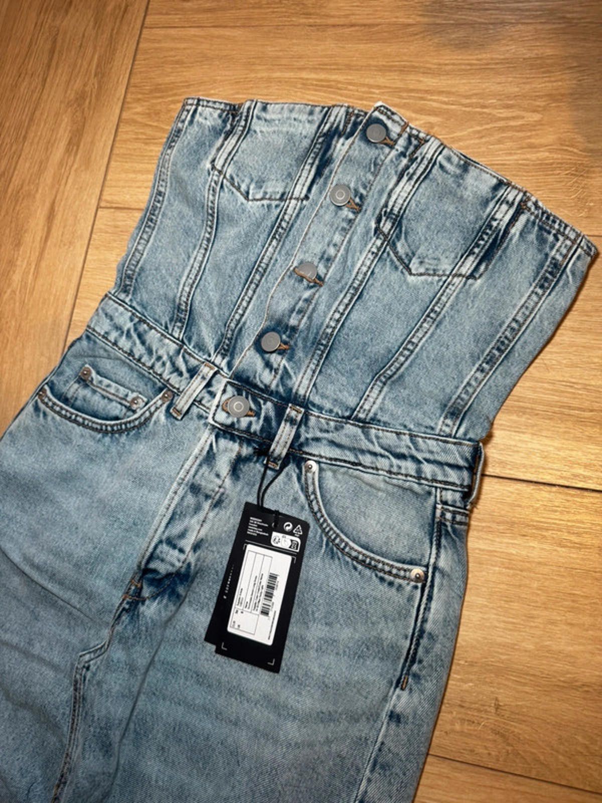 Weekday Weekday Scottsdale Long Denim Dress UK 8/S New Tags Size S / US 4 / IT 40 - 1 Thumbnail