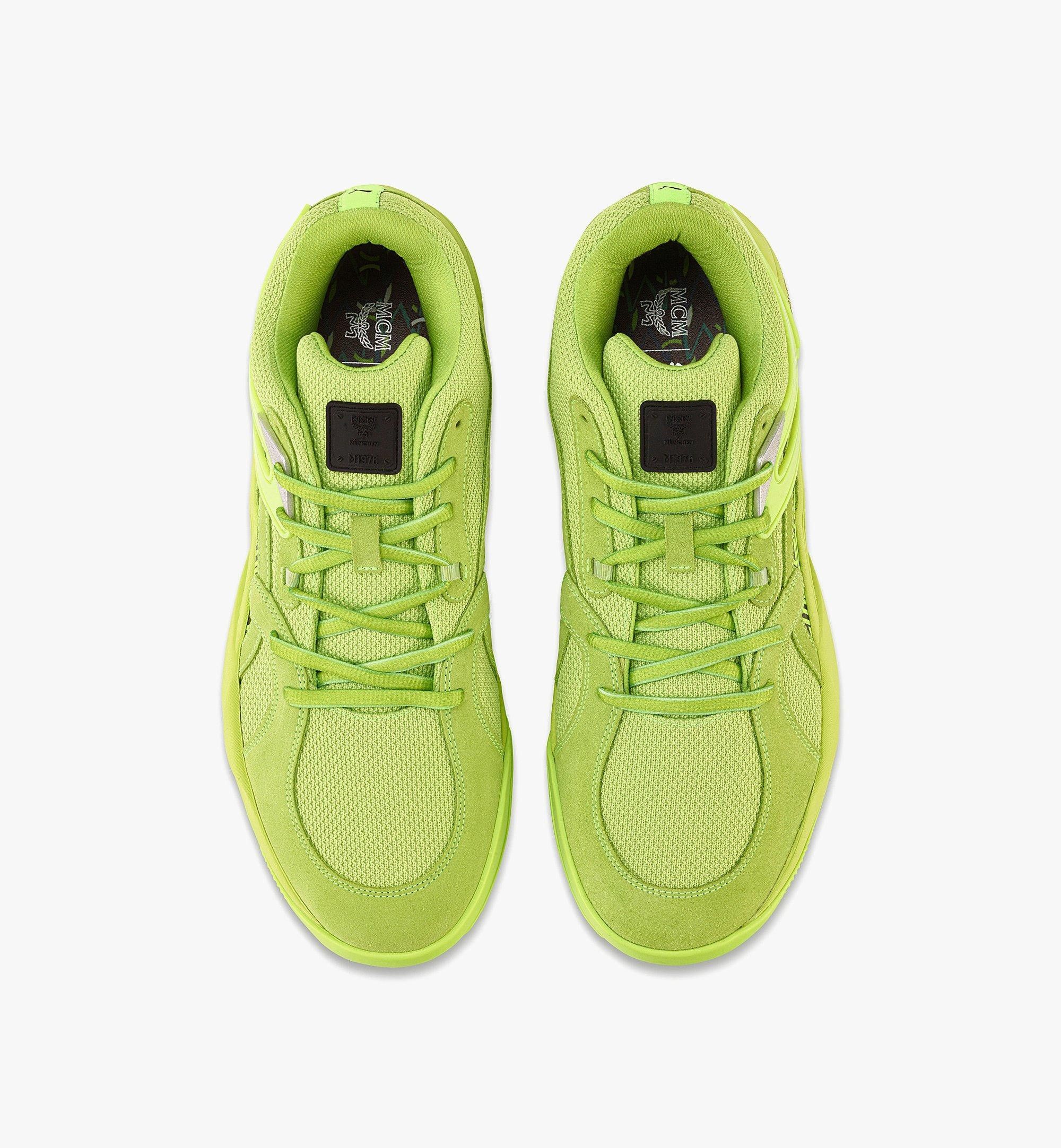MCM × Puma o1mt1gz0125 Low-Top Sneakers in Green Size US 10 / EU 43 - 5 Thumbnail