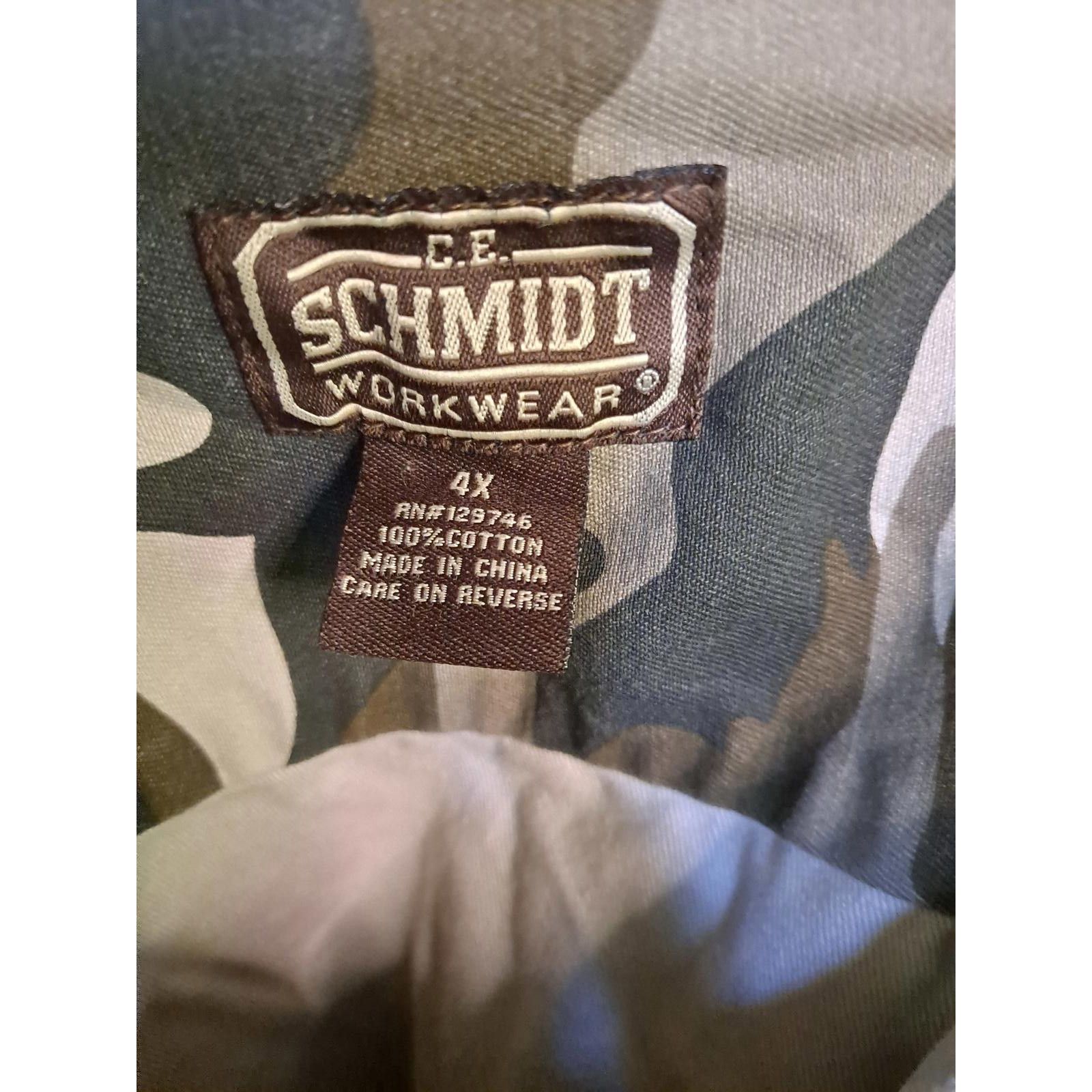 Other Schmidt Workwear Camo Sleeveless Button Up Shirt Size 4X Size ONE SIZE - 3 Thumbnail