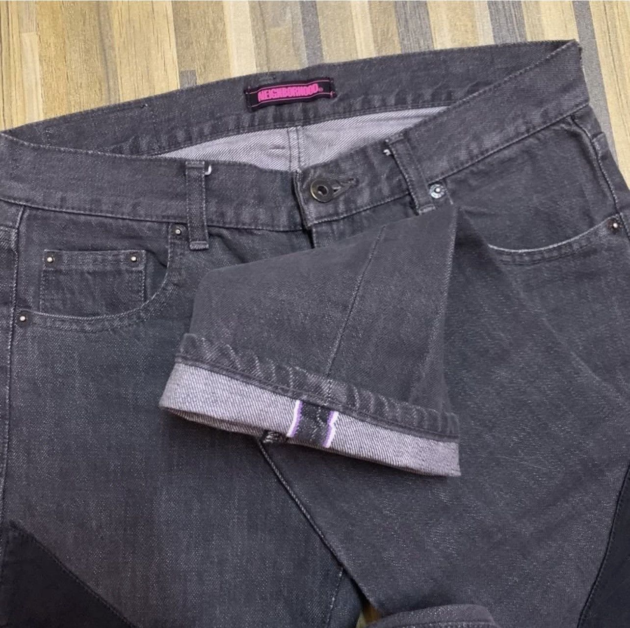 Neighborhood Vintage Neighborhood x Fragment Design SS02 Selvedge Jeans Size US 32 / EU 48 - 3 Thumbnail