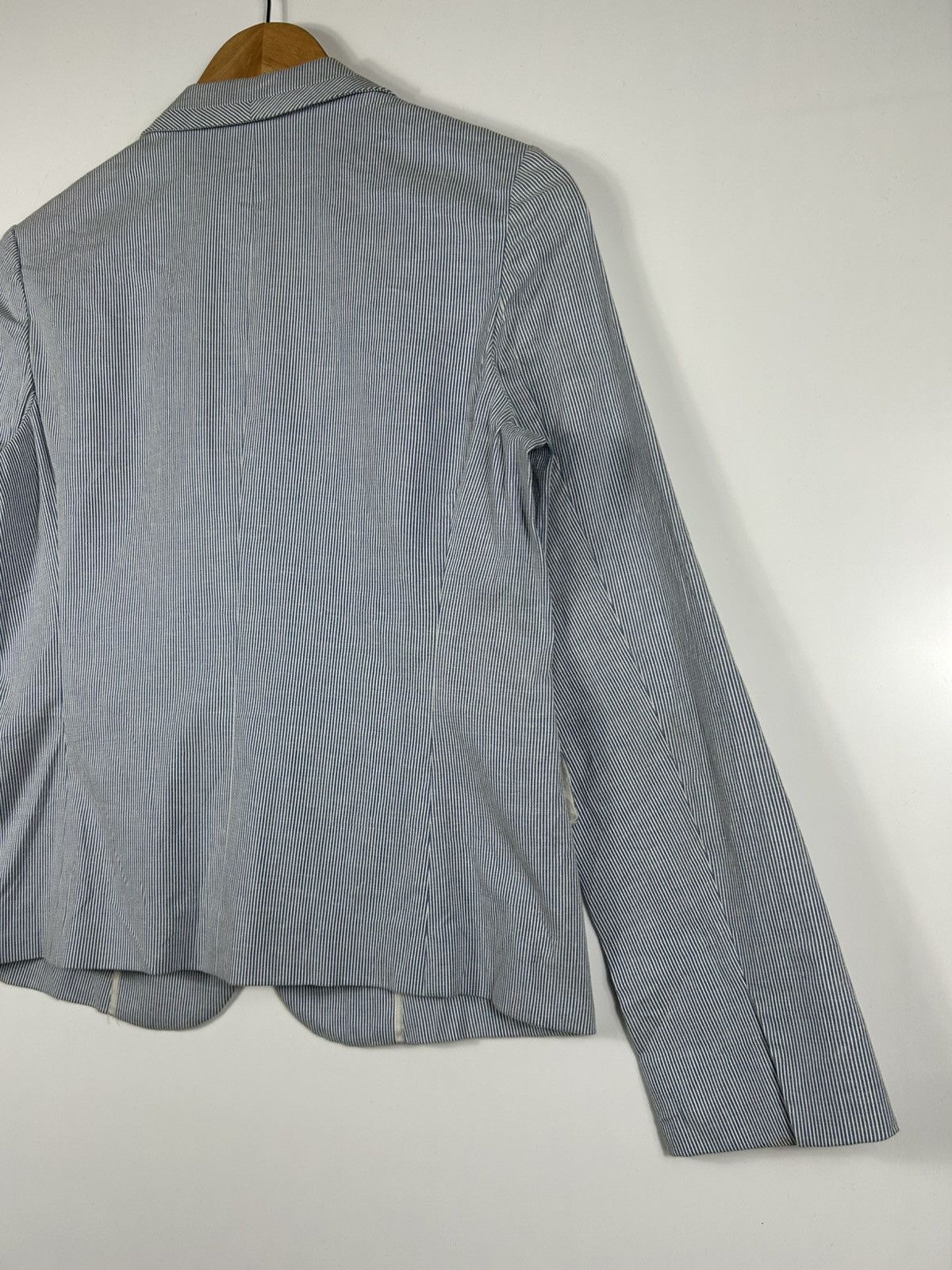 Aquascutum × Vintage 🔥Aquascutum London Hickory Stripes Single Breast Coat Size S / US 4 / IT 40 - 16 Thumbnail