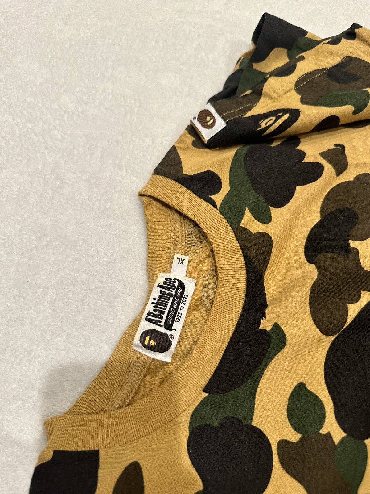 Bape 1st Camo One Point Tee Size US XL / EU 56 / 4 - 5 Thumbnail