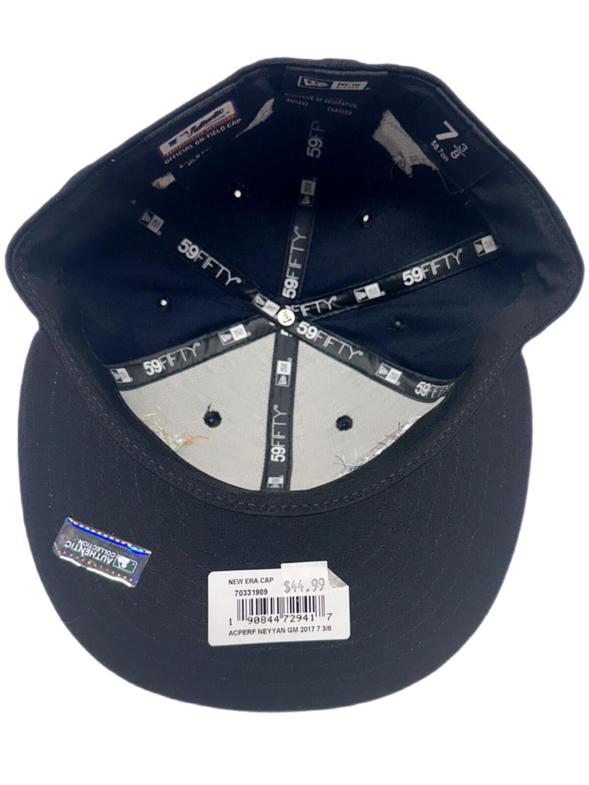 New Era New Era New York Yankees NYC Custom Gold 59FIFTY 7 3/8 Size ONE SIZE - 6 Thumbnail