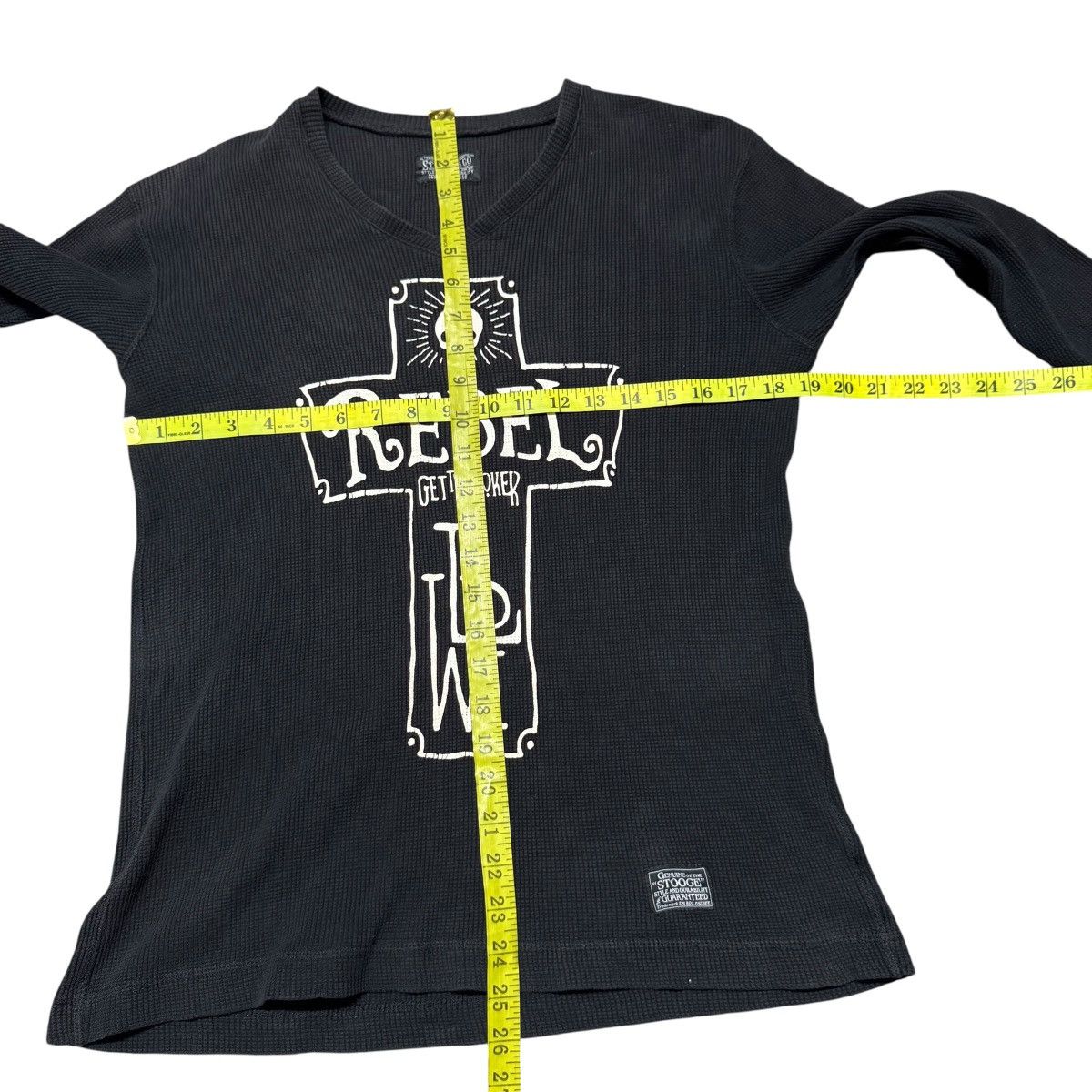 Seditionaries Rebel Joker Wild Rooster Waffle Longsleeve STOOGE&CO Size US M / EU 48-50 / 2 - 12 Thumbnail