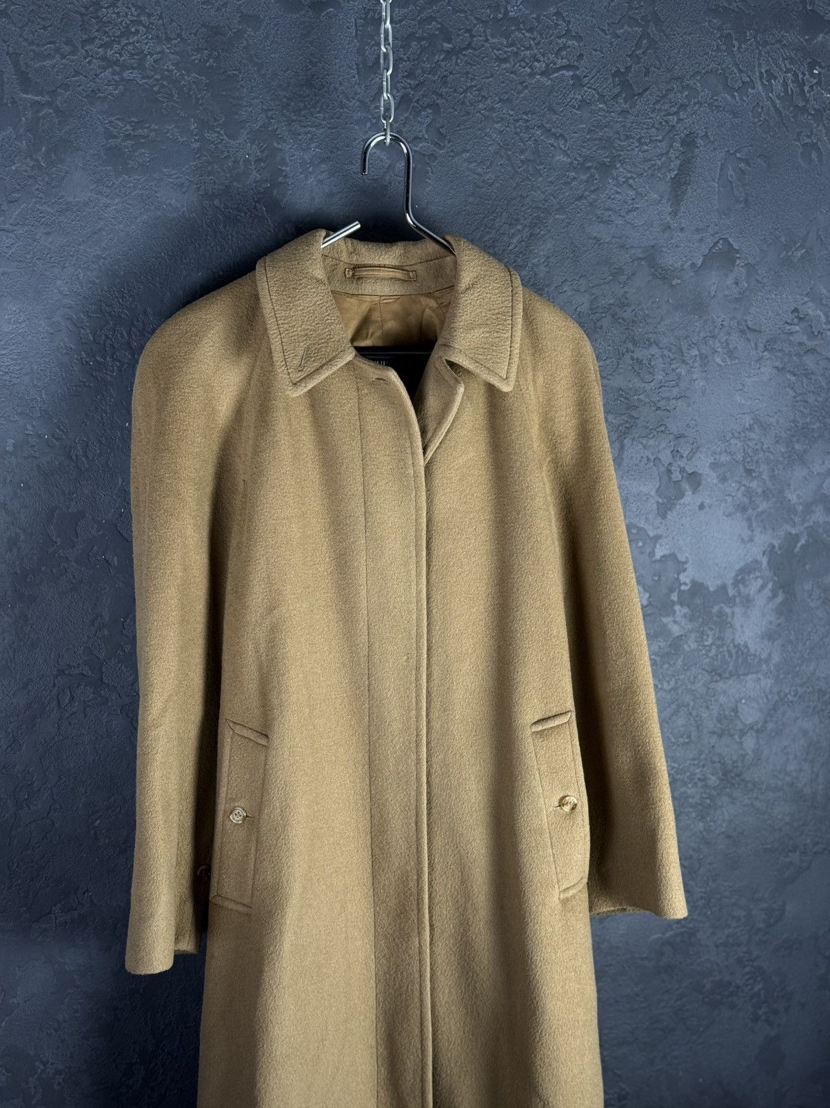 Burberry Prorsum Vintage Burberrys Prorsum Women’s Beige Wool Coat Size L / US 10 / IT 46 - 7 Thumbnail