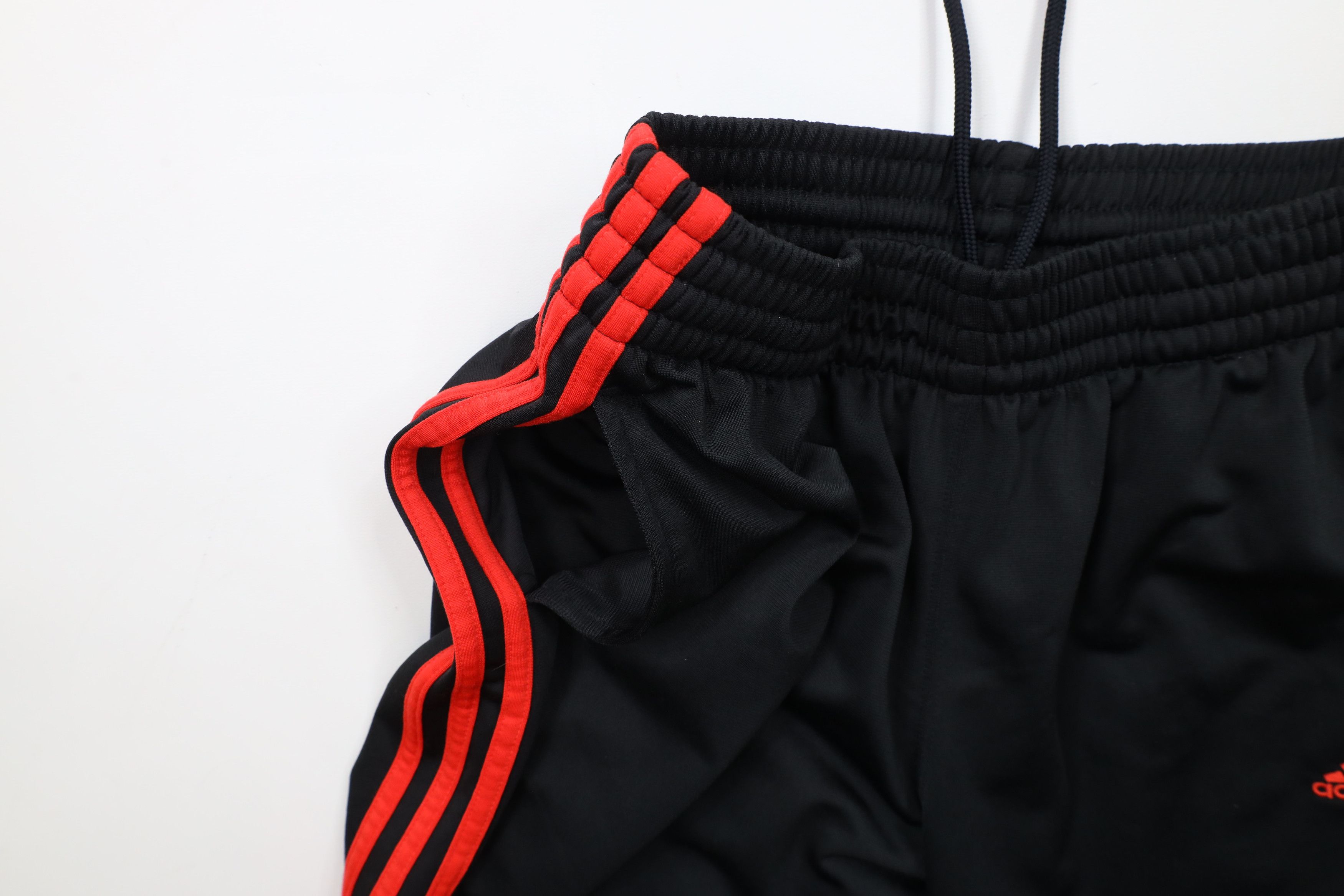 Adidas × Vintage Vintage Adidas Spell Striped Wide Leg Sweatpants Pants Black Size US 34 / EU 50 - 7 Thumbnail