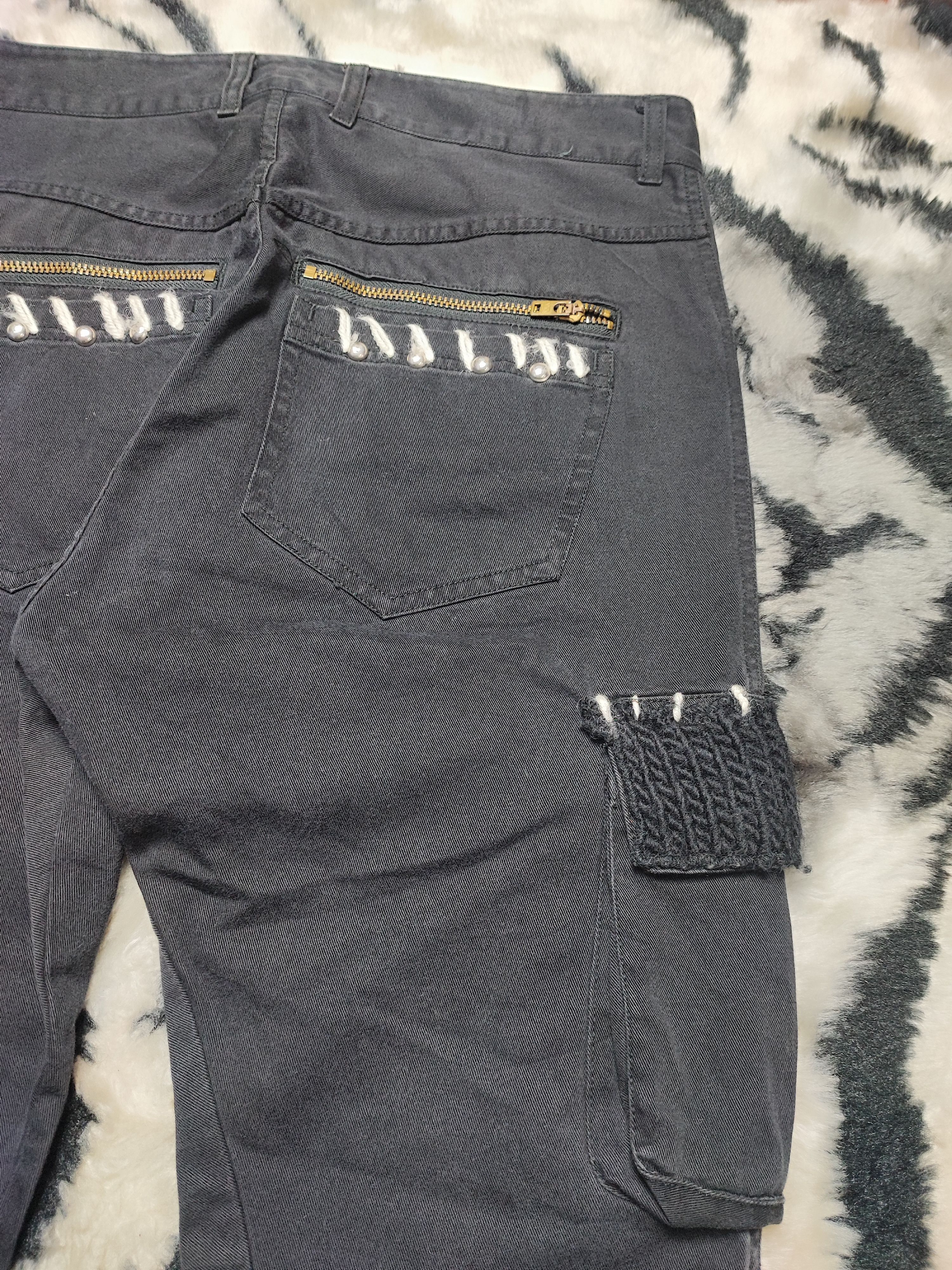 Vivienne Westwood Candy Stripper Bondage ERD Grunge Chrome Distressed Size US 31 - 12 Thumbnail