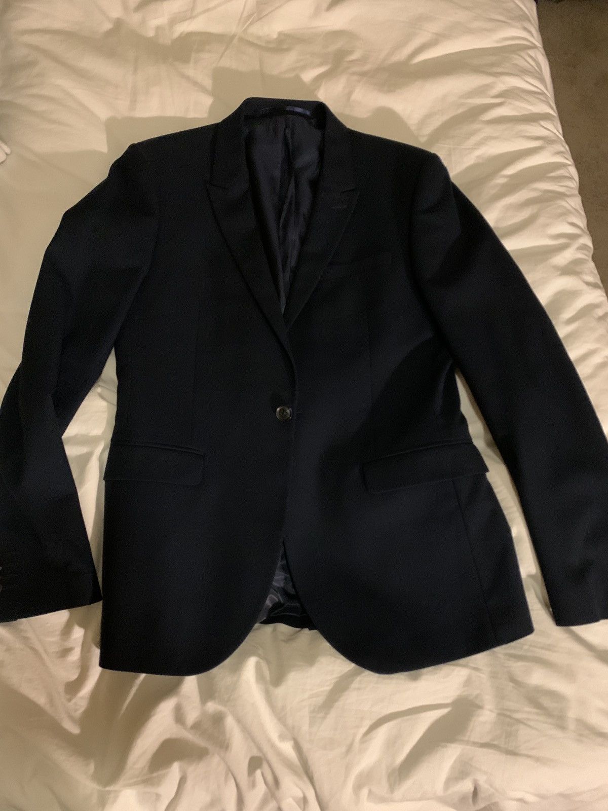 Topman Navy top man suit with shirt Size 38R - 2 Thumbnail