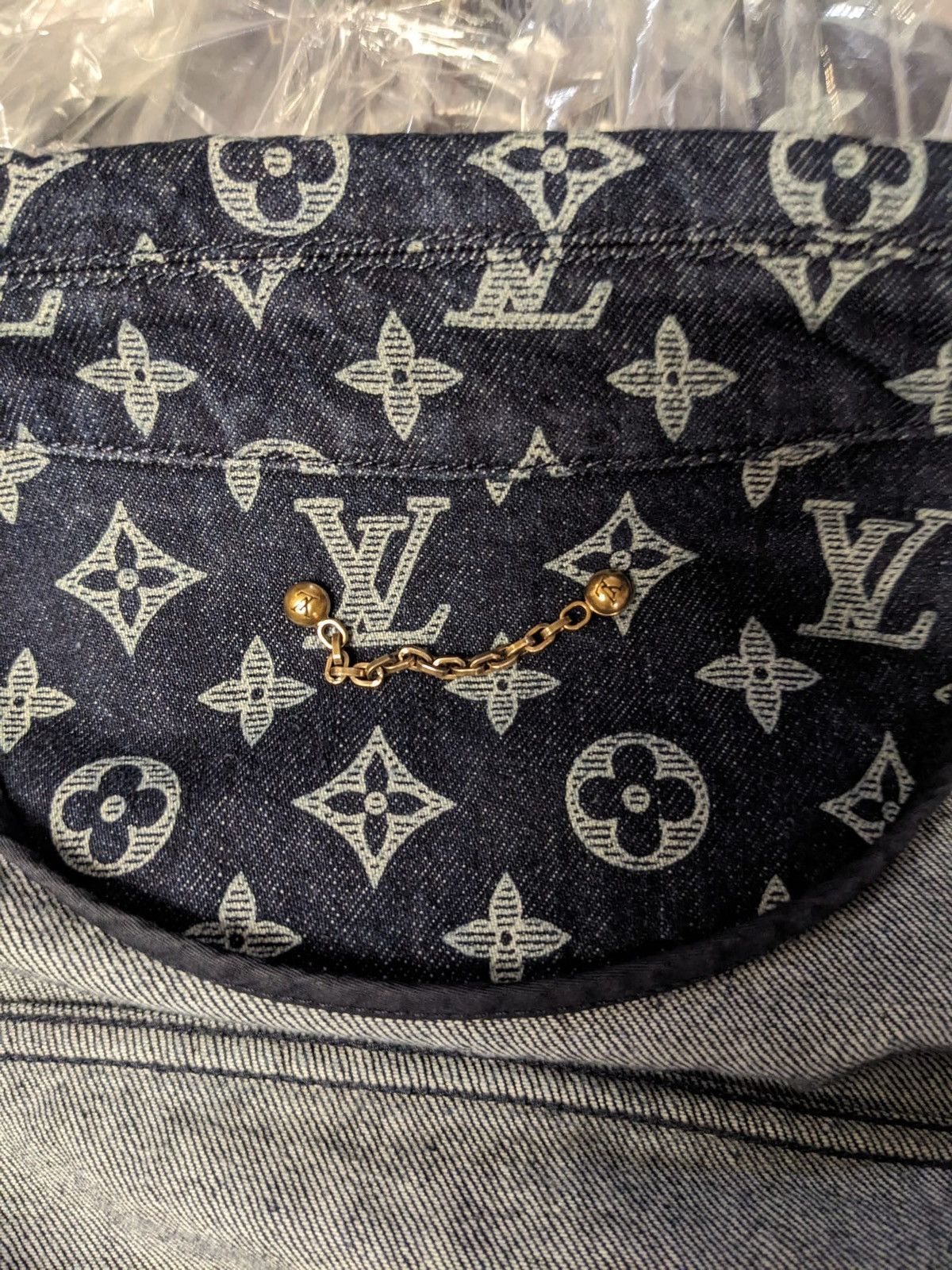 Louis Vuitton LOUIS VUITTON KIM JONES DENIM MONOGRAM JACKET Size US L / EU 52-54 / 3 - 6 Thumbnail
