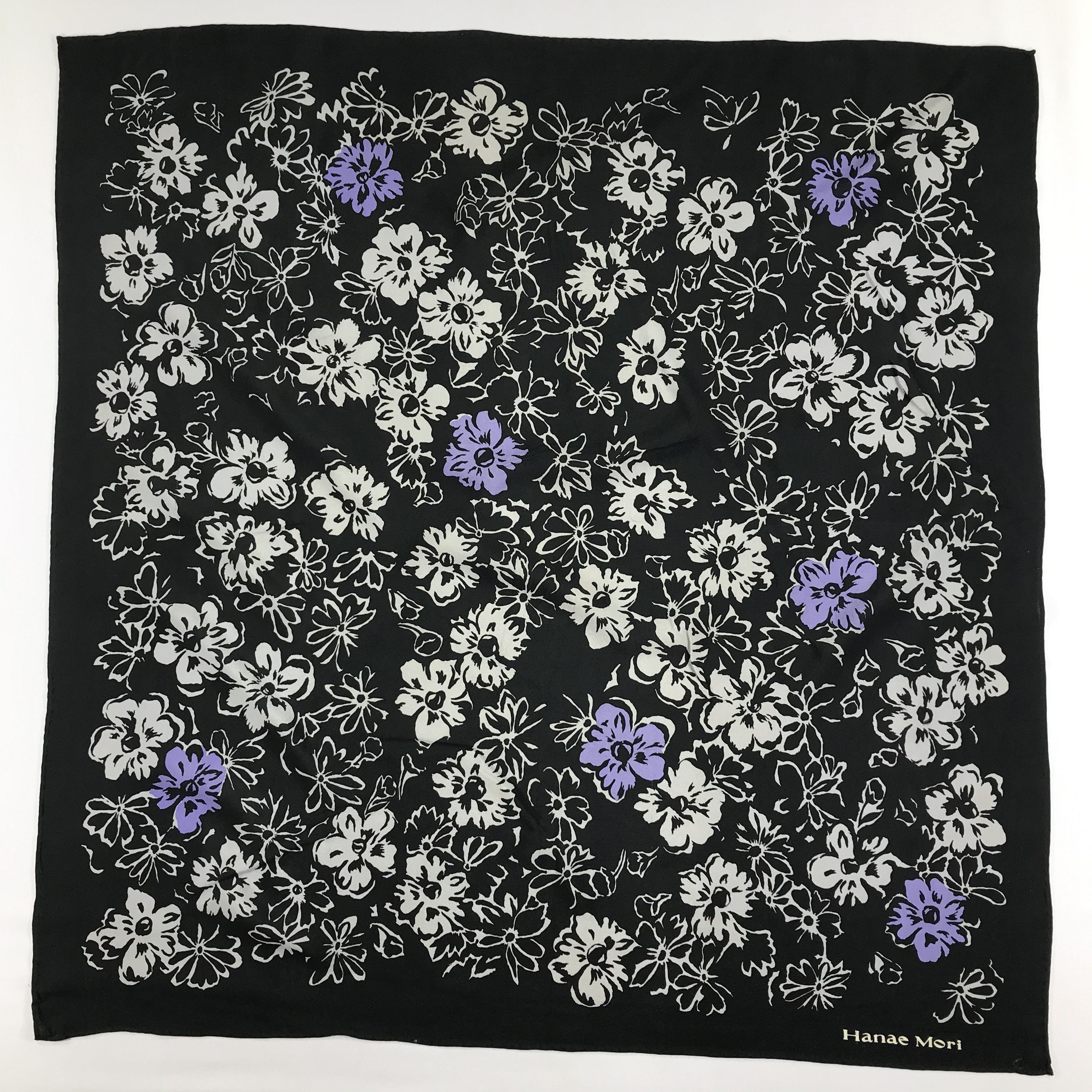 Hanae Mori Vintage Hanae Mori Silk Scarf Size ONE SIZE - 2 Thumbnail