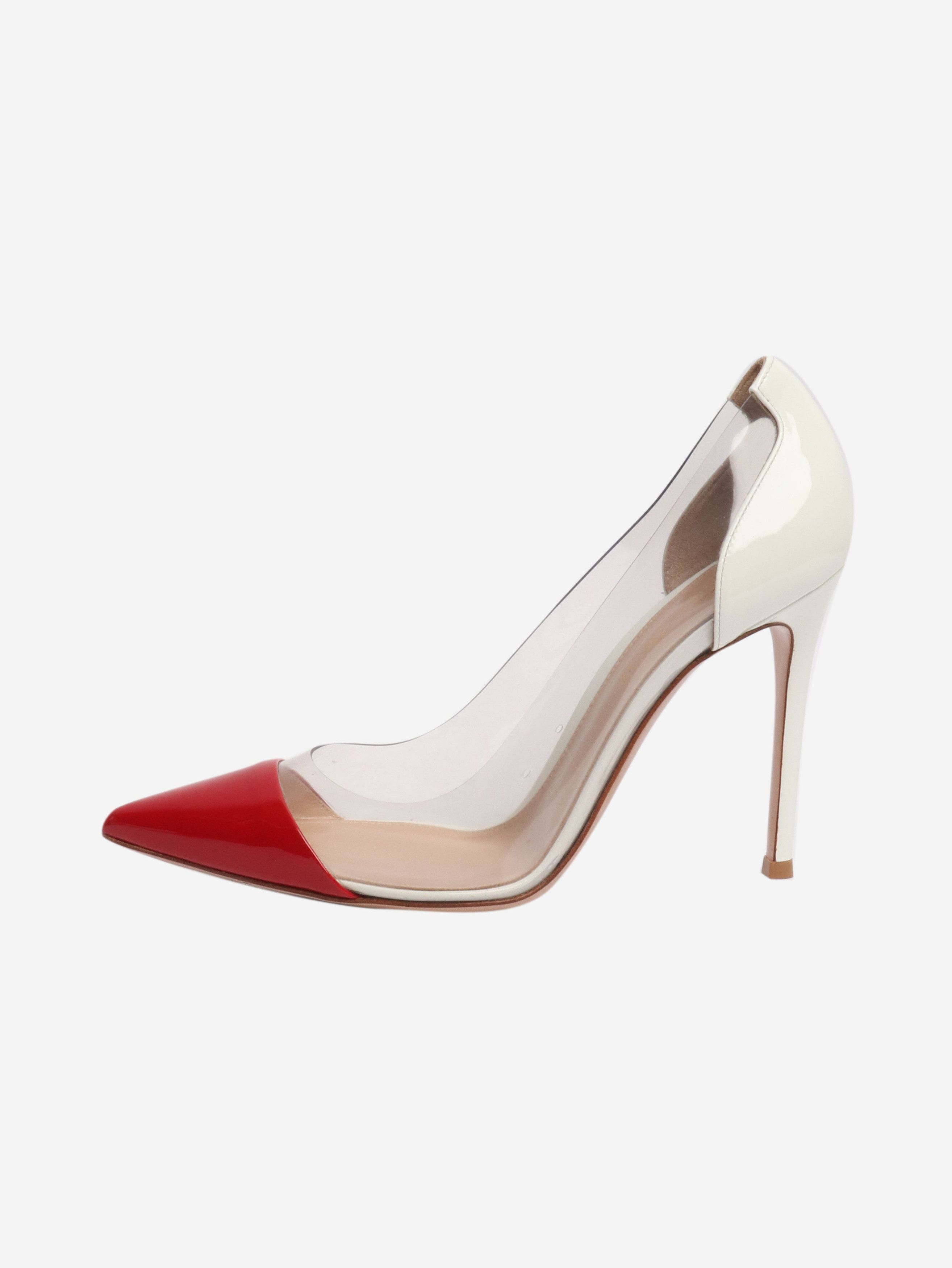 Gianvito Rossi Red pvc heels - EU 37.5 (UK 4.5) Size US 6 / IT 36 - 1 Thumbnail