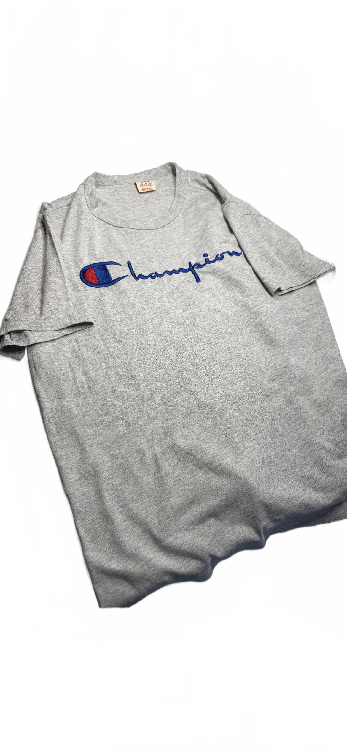Champion Champion Grey Classic Logo T-Shirt - Large Size US L / EU 52-54 / 3 - 4 Thumbnail