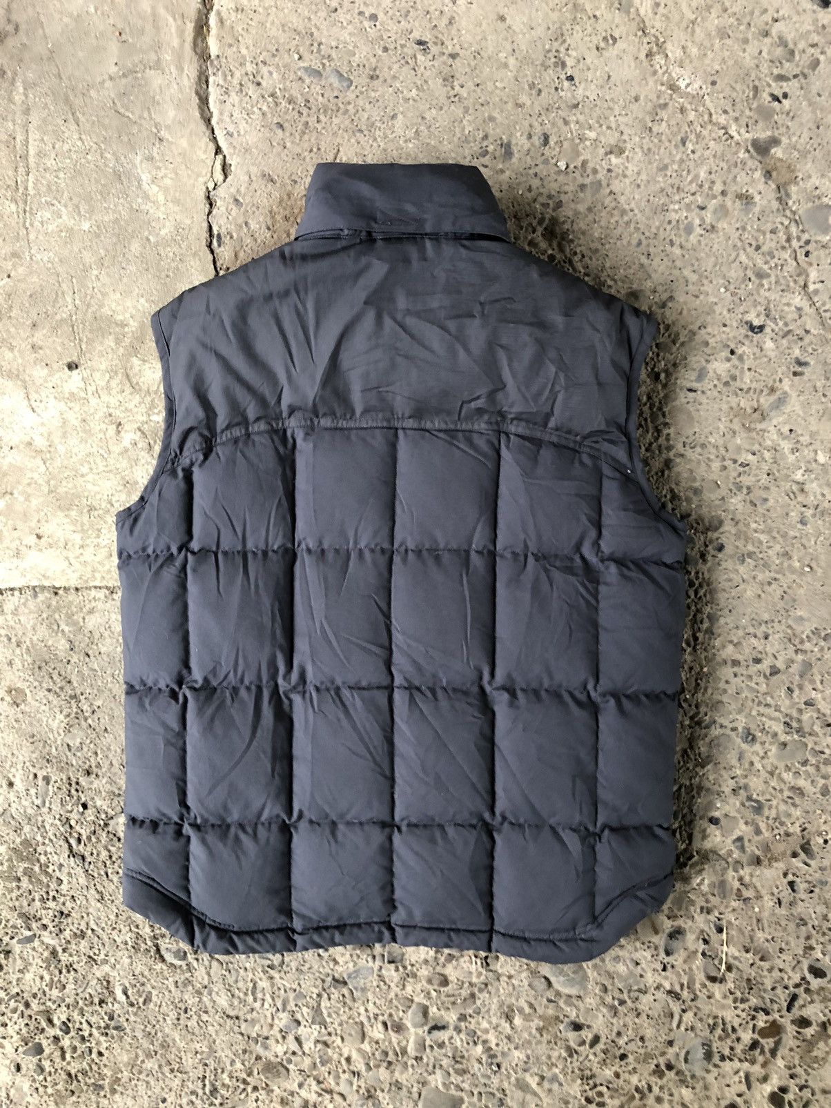 Nike × Vintage Y2k Vintage Nike Grey Vest Swoosh Logo Puffer Size US S / EU 44-46 / 1 - 9 Thumbnail