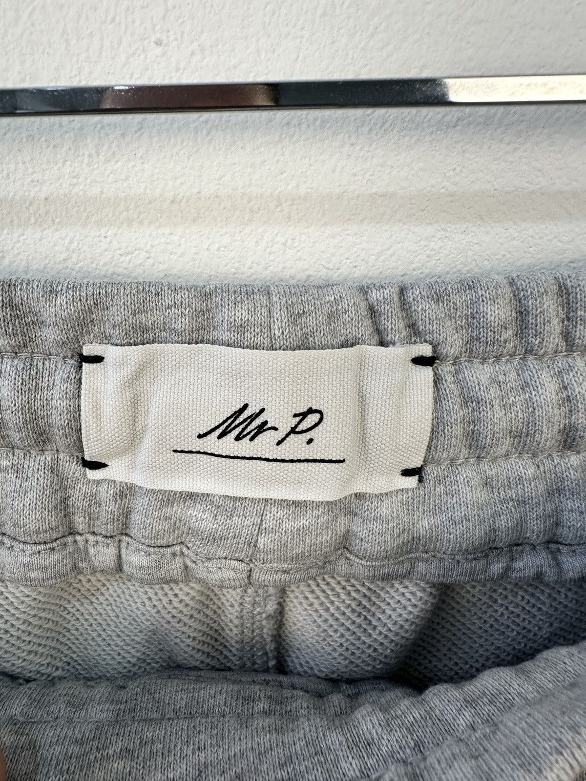 Mr P. Mr P. by Mr Porter Grey Loopback Cotton Joggers Sweatpants L Size US 34 / EU 50 - 8 Thumbnail