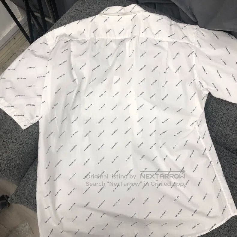 Balenciaga Balenciaga Short Sleeve Shirt Size US XXS / EU 40 - 2 Thumbnail