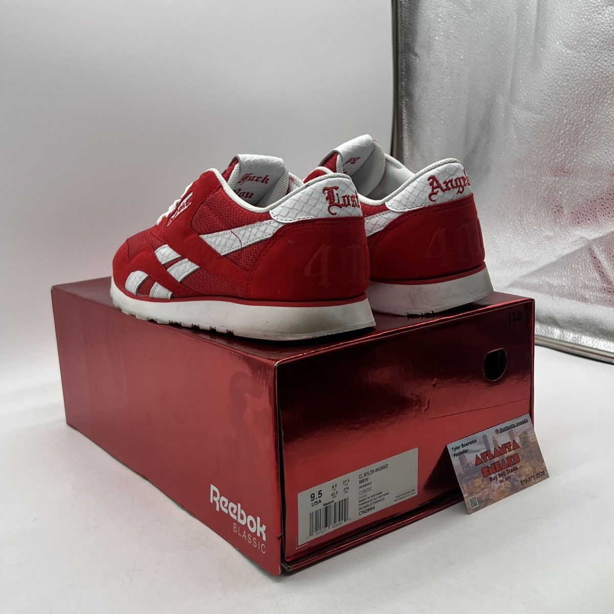 Reebok Yg x bait classic nylon 4hunnid Size US 9.5 / EU 42-43 - 4 Thumbnail