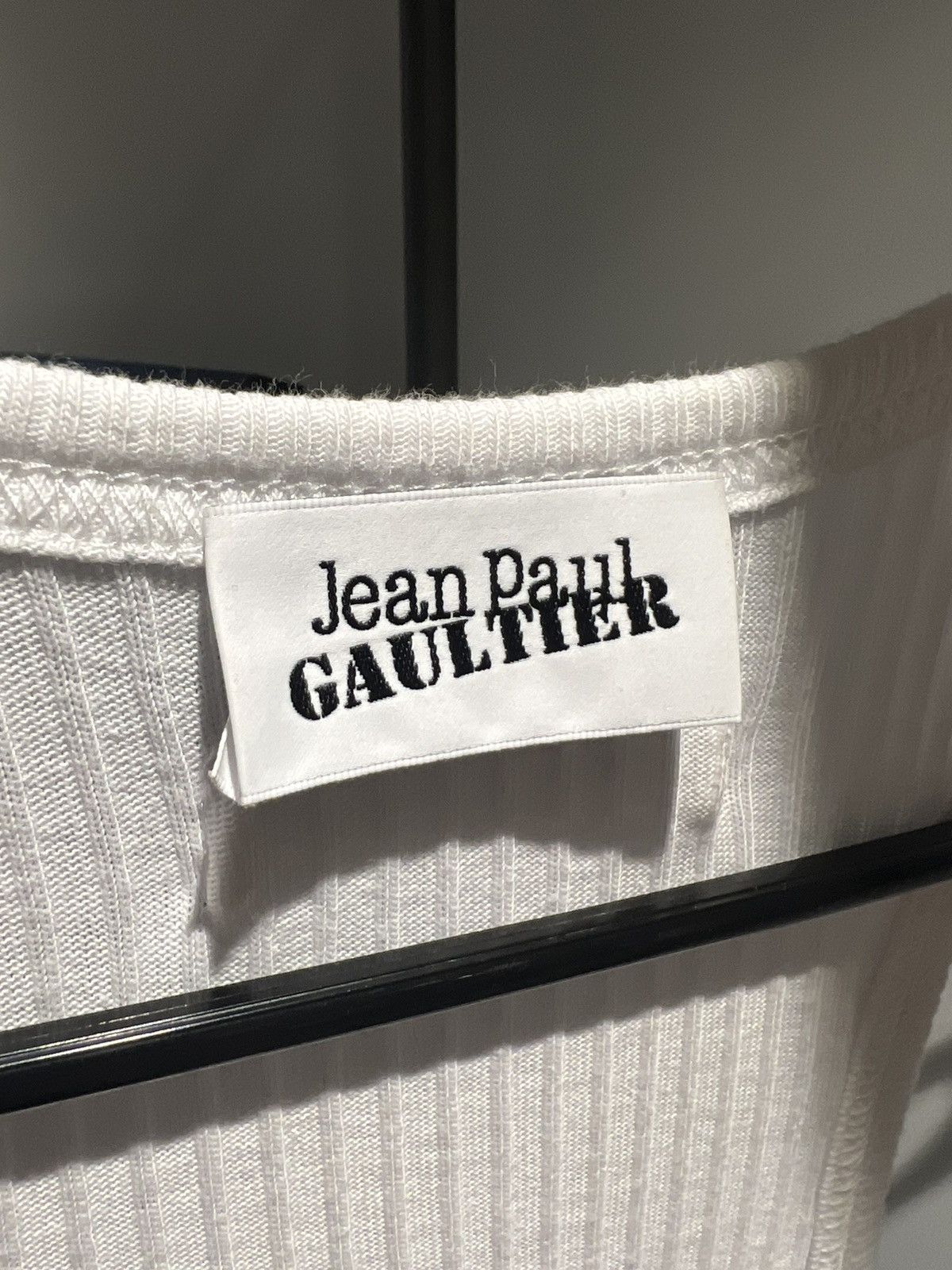 Jean Paul Gaultier JEAN PAUL GAULTIER “RIBBED TANK TOP” WITH OVERALL BUCKLES Size US L / EU 52-54 / 3 - 3 Thumbnail