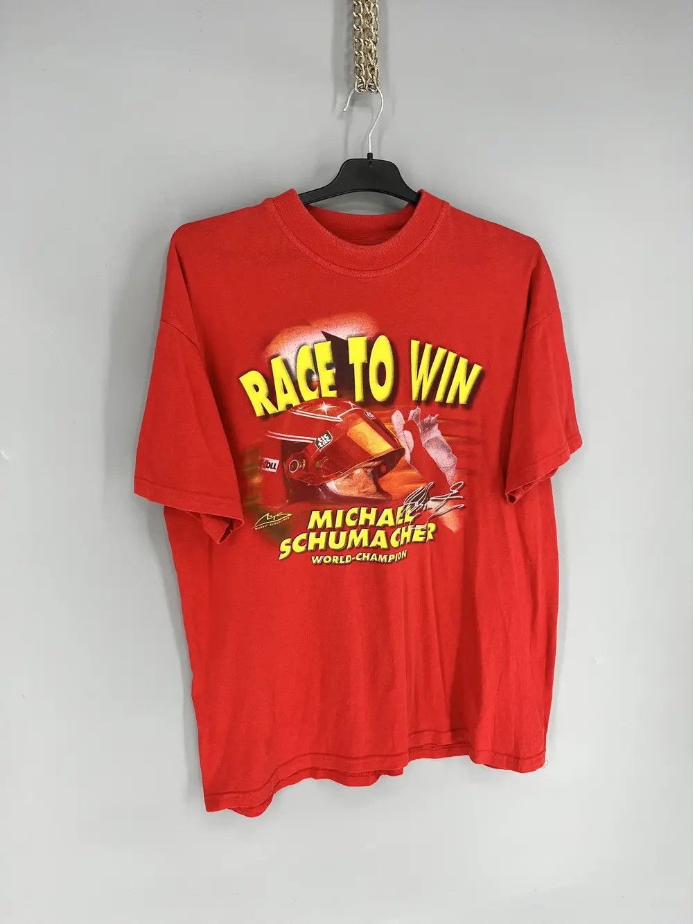 Formula 1 Michael Schumacher Race To Win World Champion Shirt Size US M / EU 48-50 / 2 - 2 Thumbnail